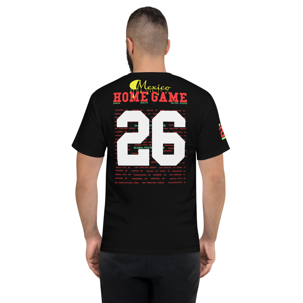 Global Football 2026 Mexico Flag Tee