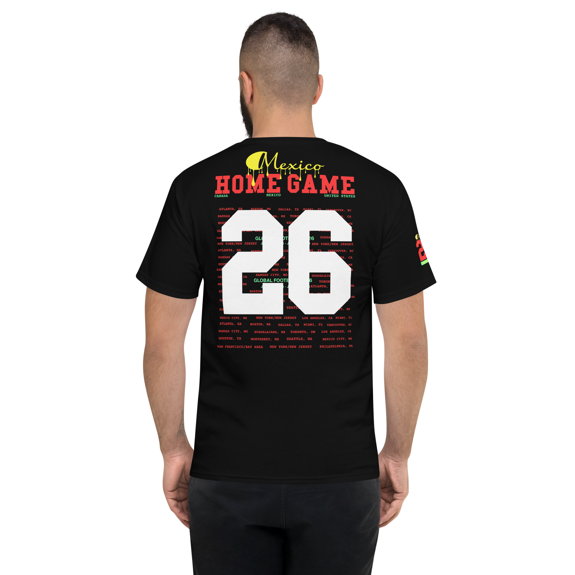 Global Football 2026 Mexico Flag Tee