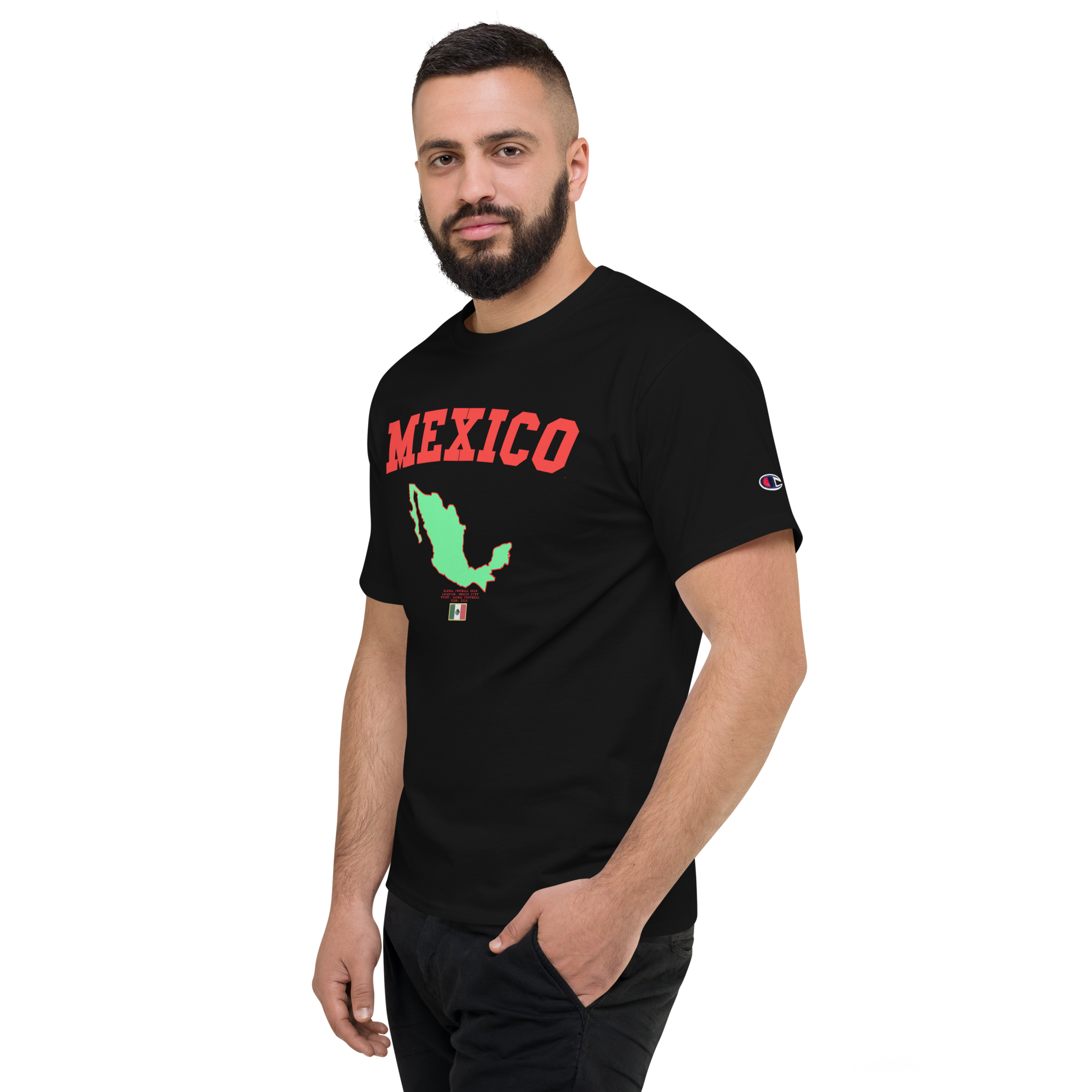 Global Football 2026 Mexico Flag Tee