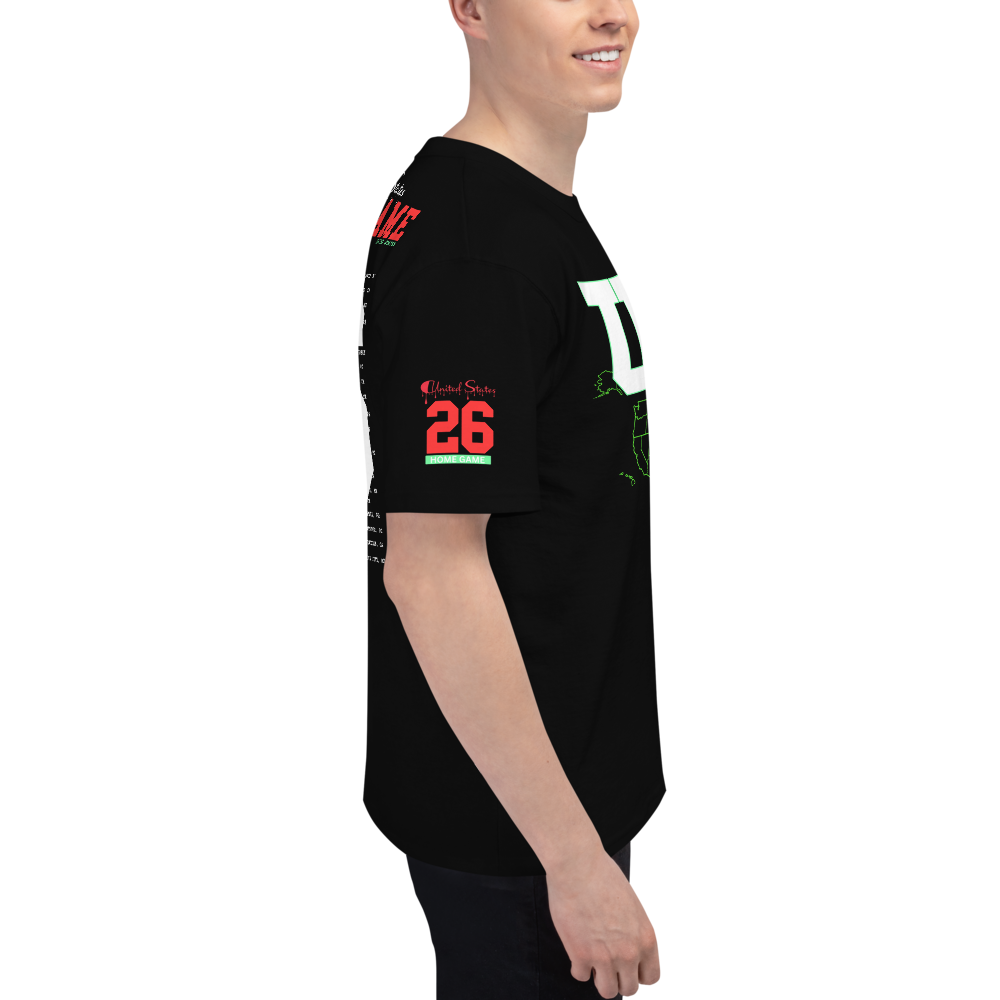 Global Football 2026 USA Flags Tee