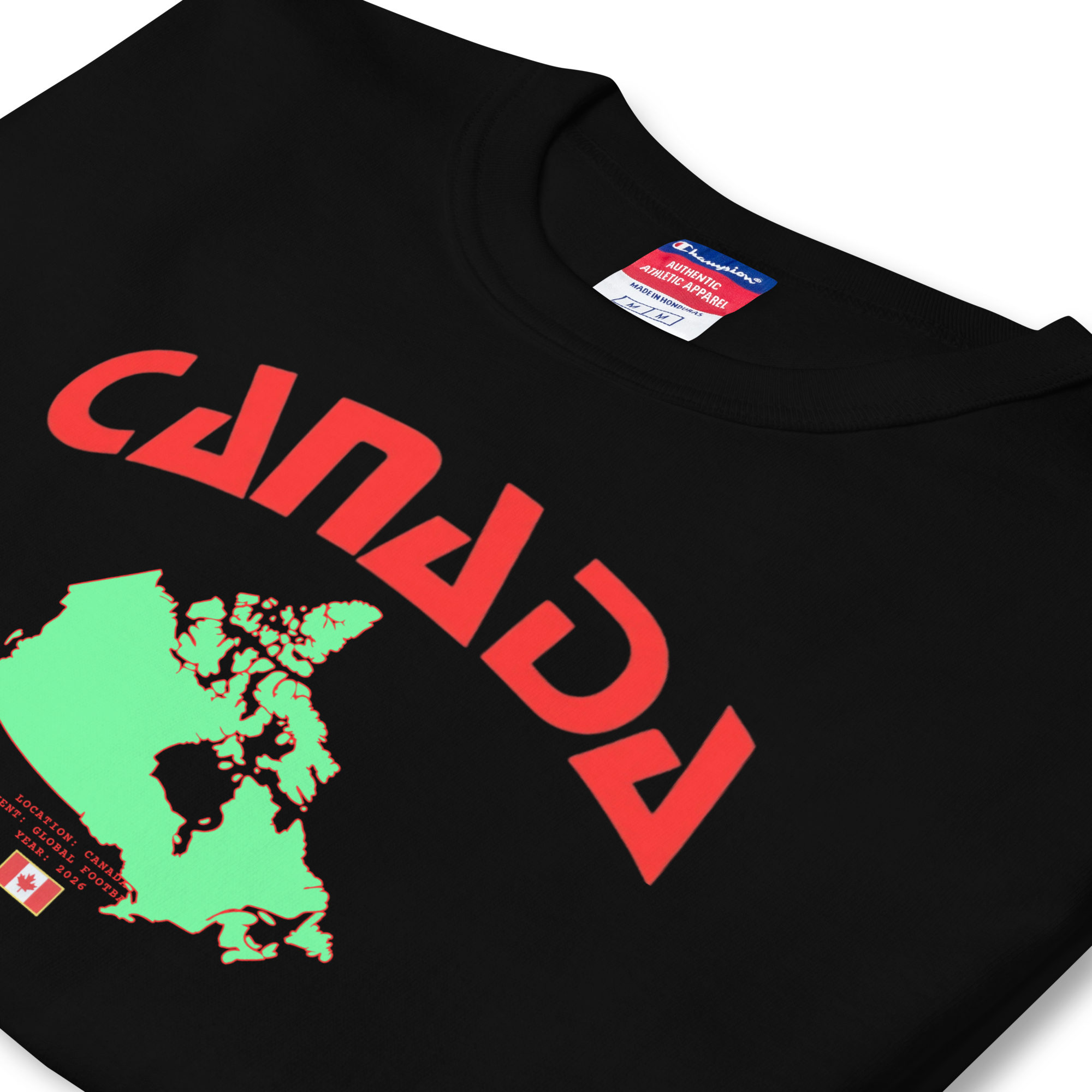 2026 Canada Global Football Flag Tee