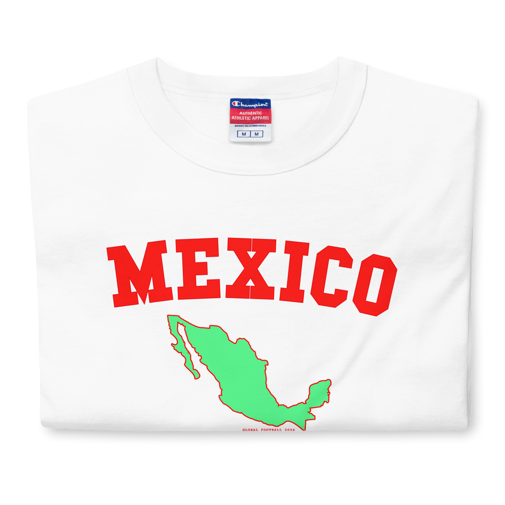 Global Football 2026 Mexico Flag Tee
