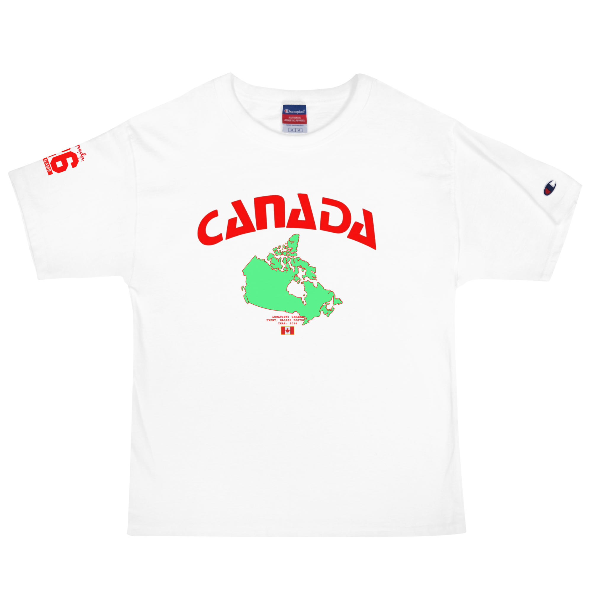 2026 Canada Global Football Flag Tee