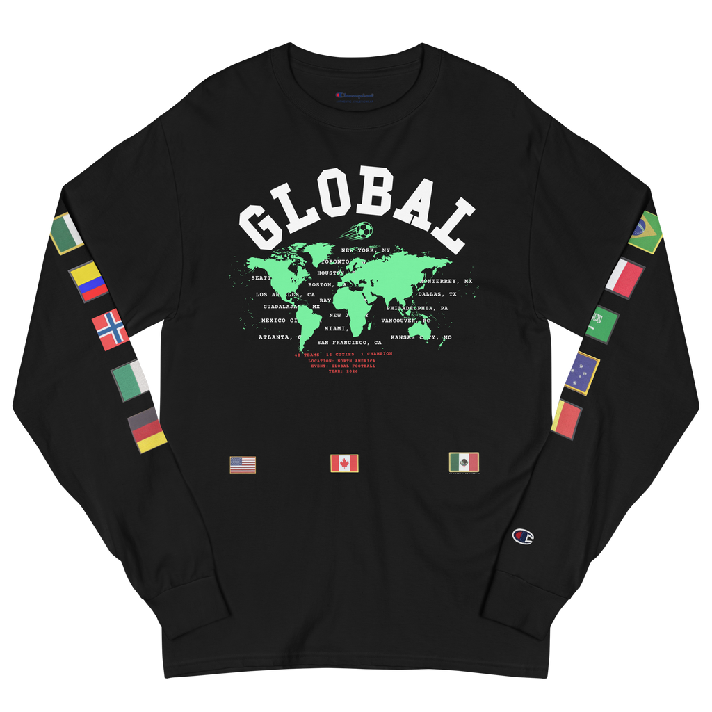 Global Football 2026 Flags Long Sleeve