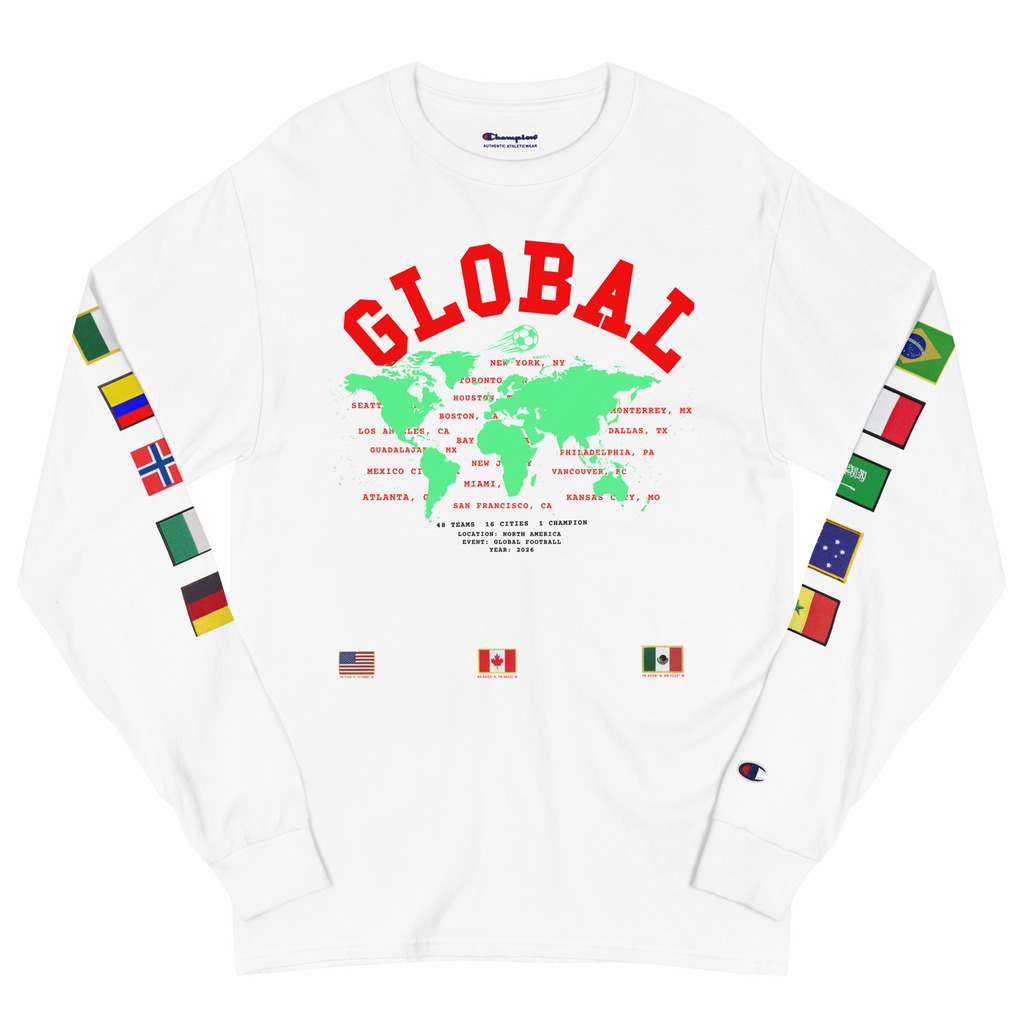 Global Football 2026 Flags Long Sleeve