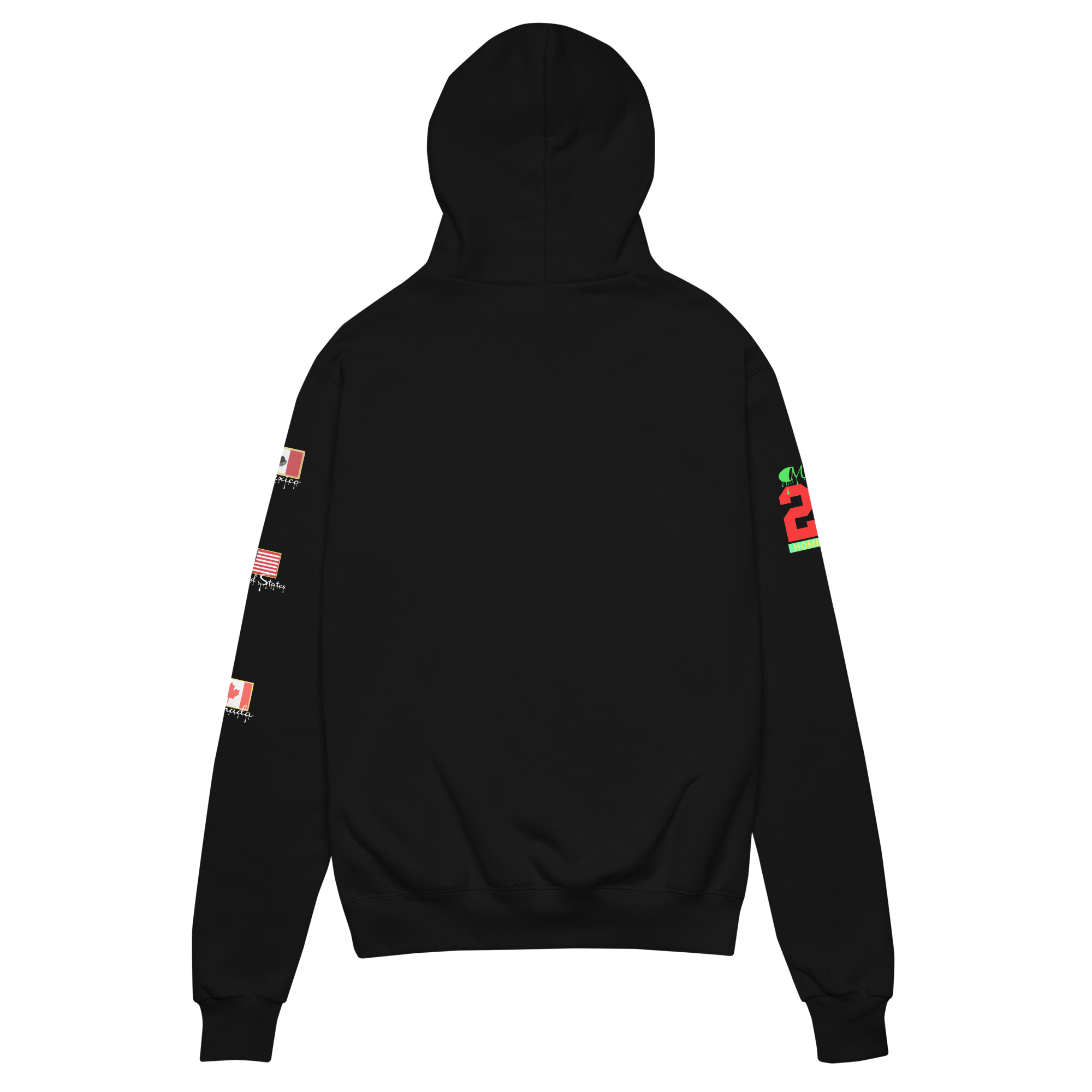 Global Football 2026 Mexico Flag Hoodie