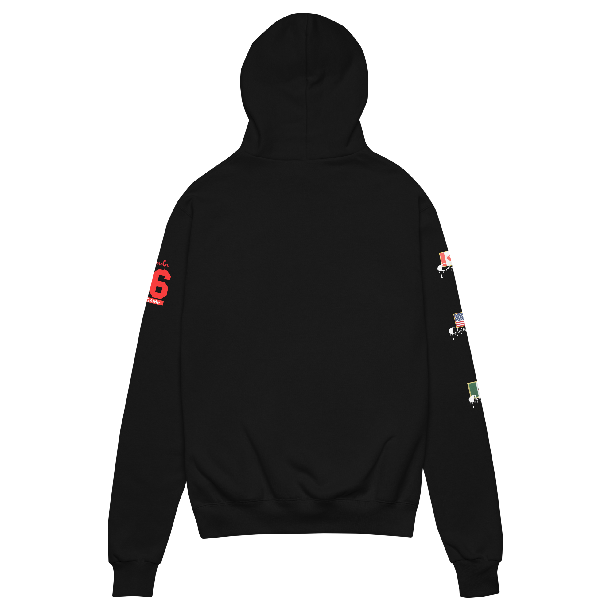Global Football 2026 Canada Flags Hoodie