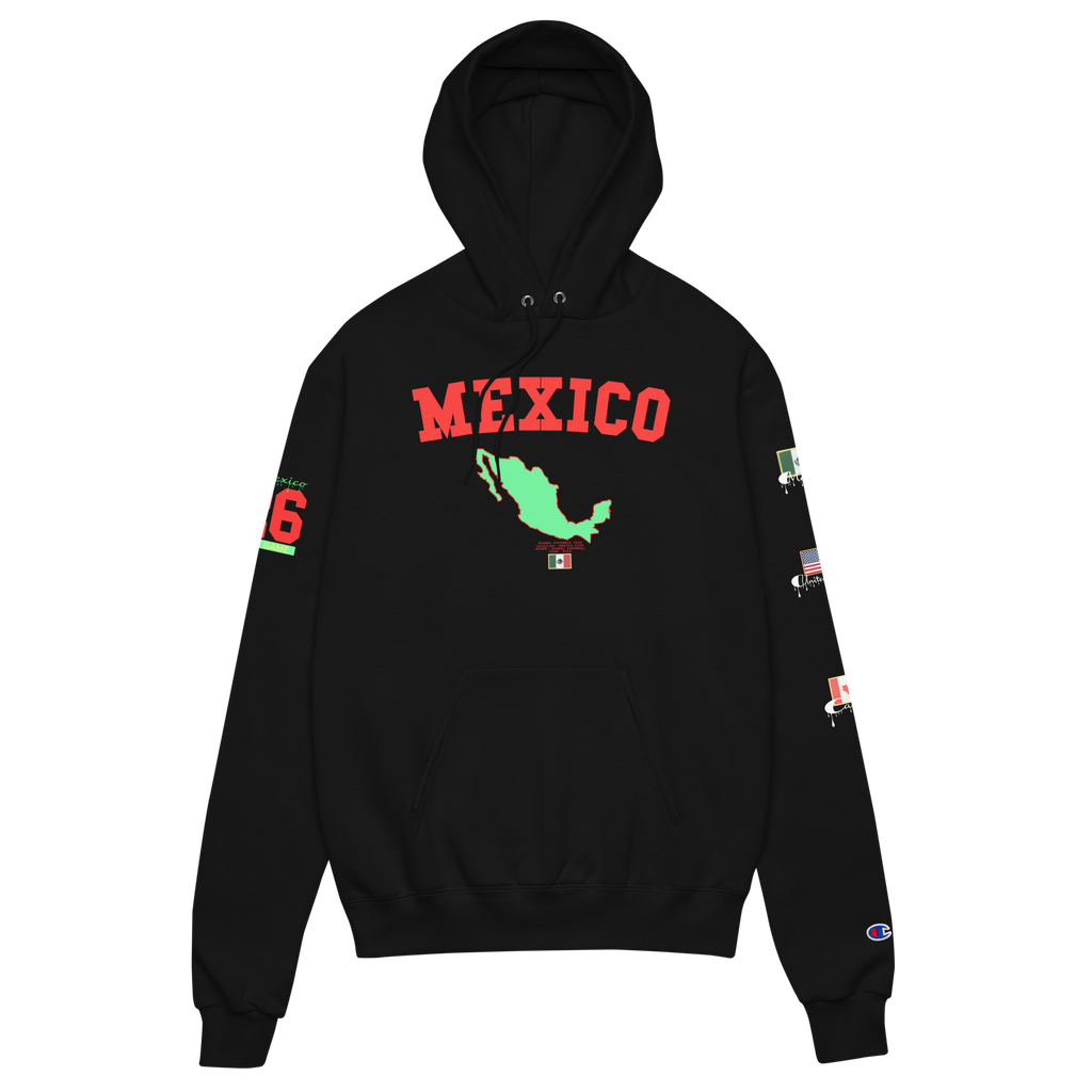 Global Football 2026 Mexico Flag Hoodie