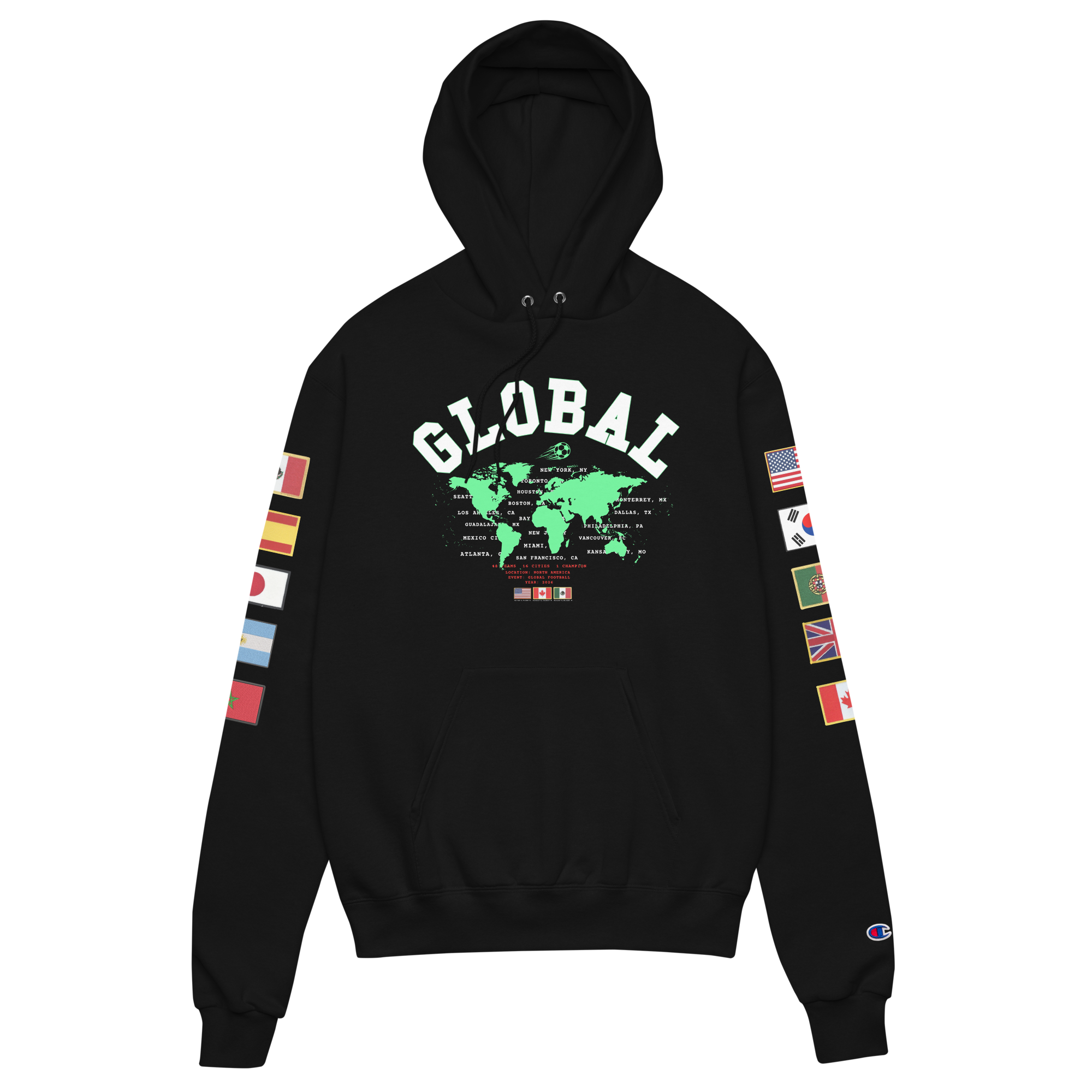 Global Football 2026 Flag Hoodie
