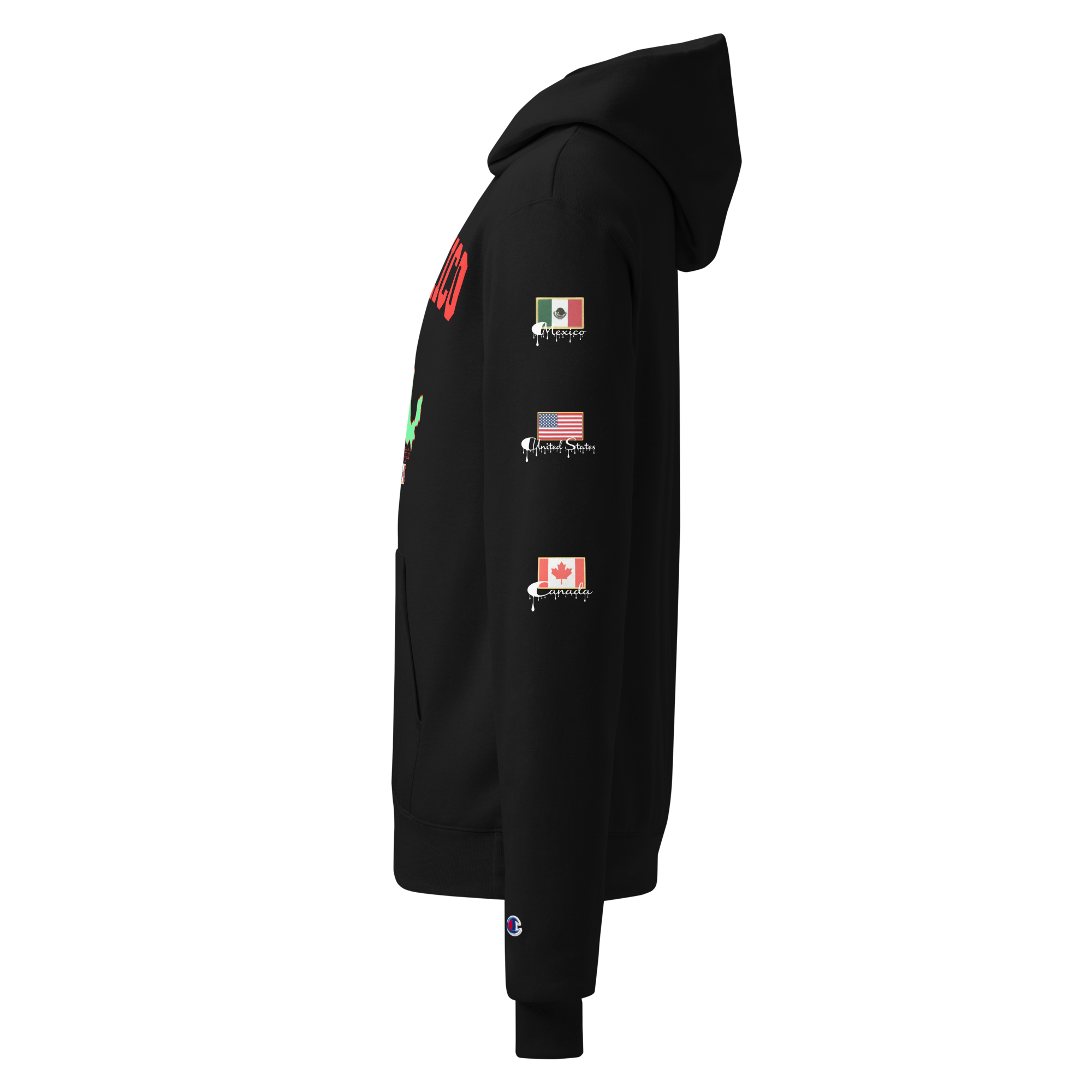Global Football 2026 Mexico Flag Hoodie