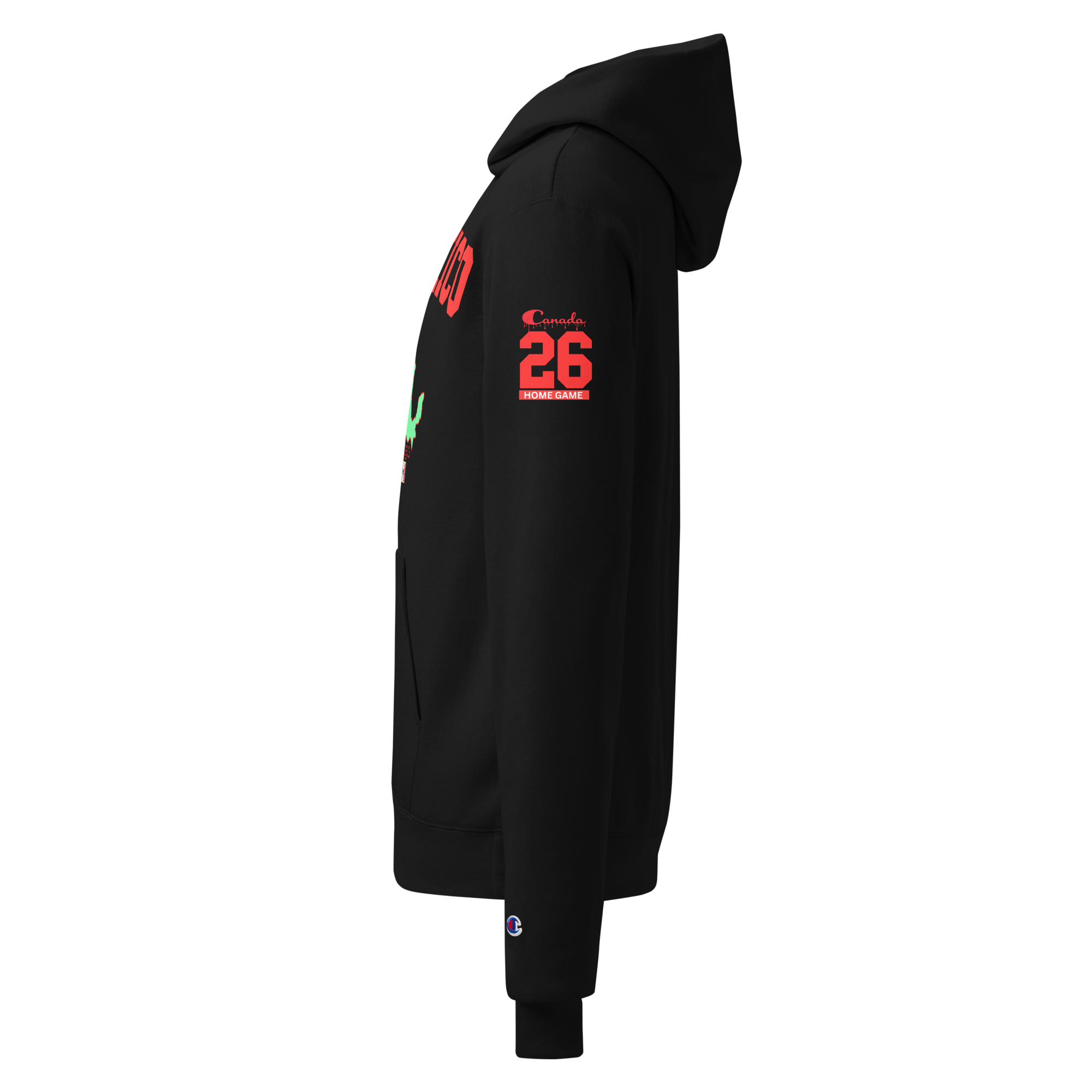 Global Football 2026 Canada Flags Hoodie