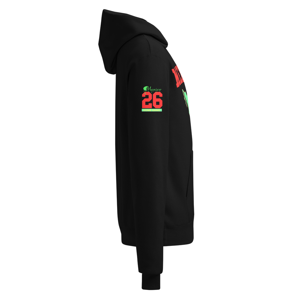 Global Football 2026 Mexico Flag Hoodie