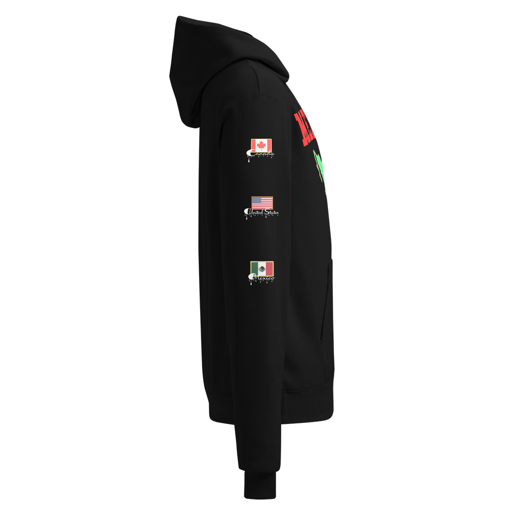 Global Football 2026 Canada Flags Hoodie