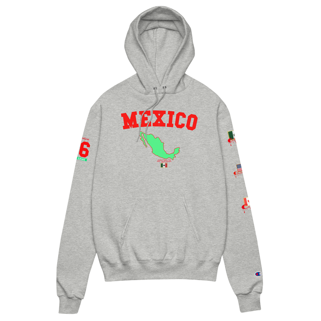 Global Football 2026 Mexico Flag Hoodie
