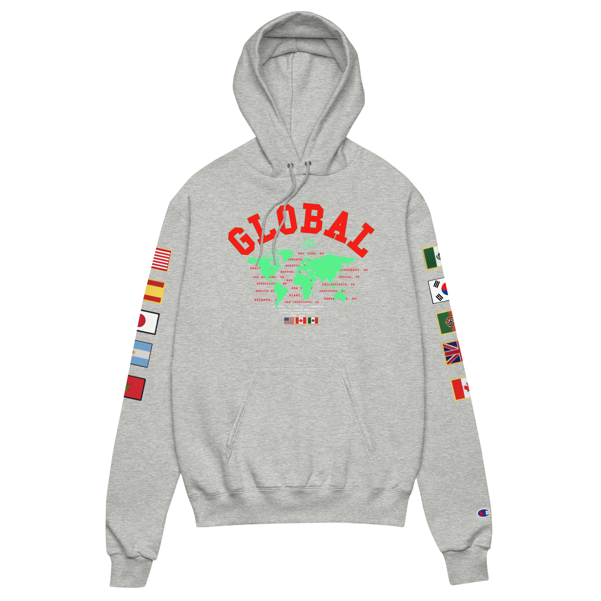 Global Football 2026 Flag Hoodie