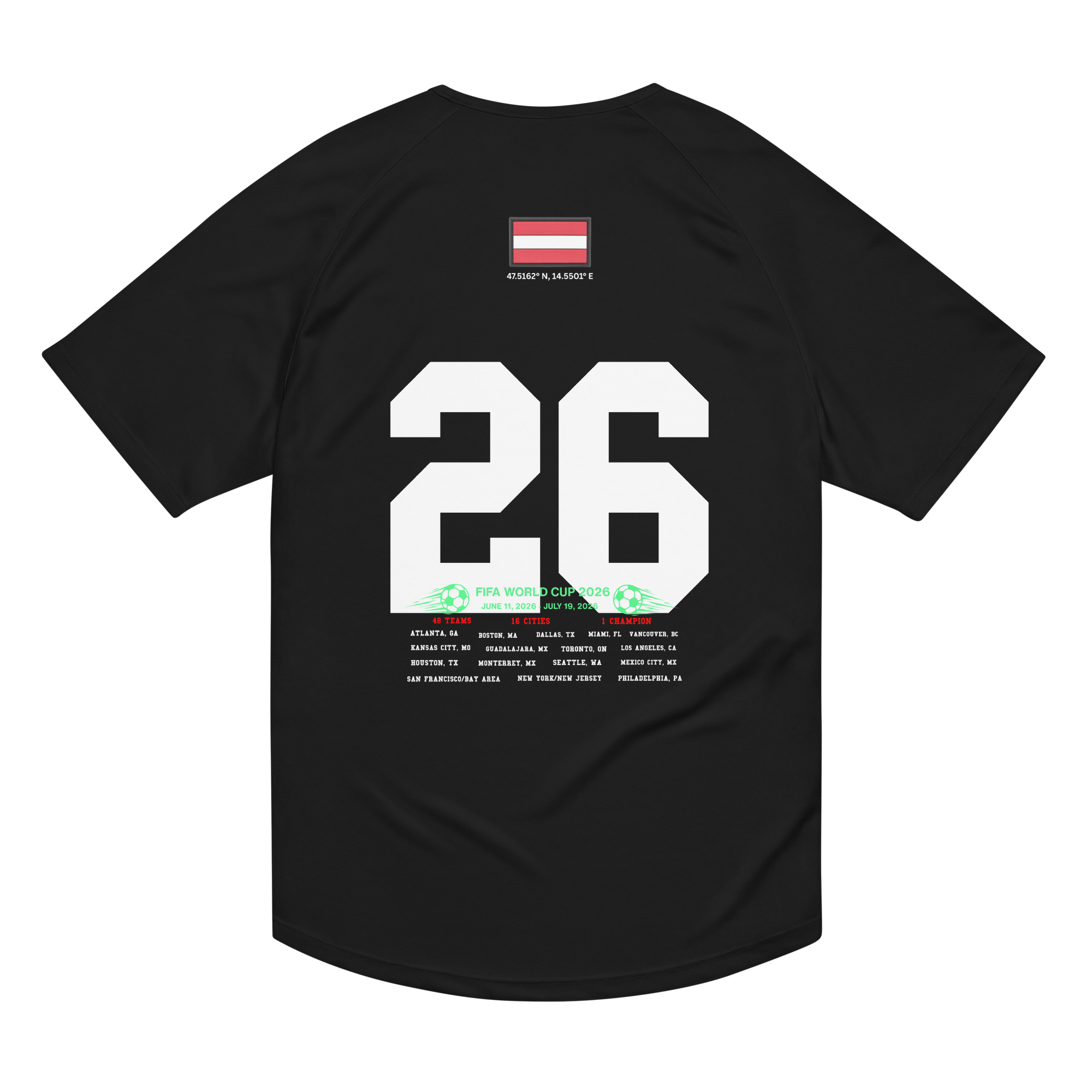 AUSTRIA 2026 World Cup Streetwear Soccer Jersey