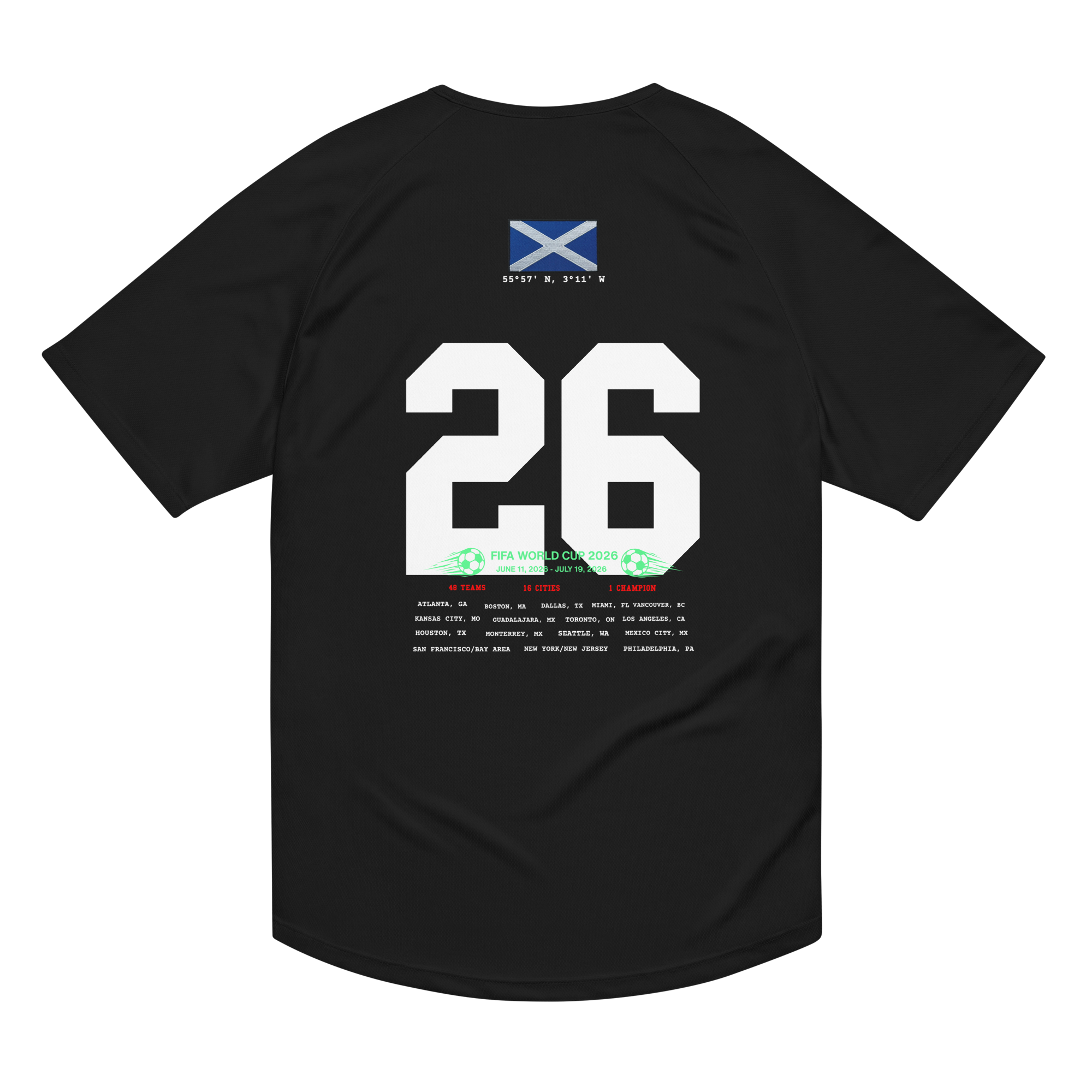 SCOTLAND 2026 World Cup Streetwear Soccer Jersey