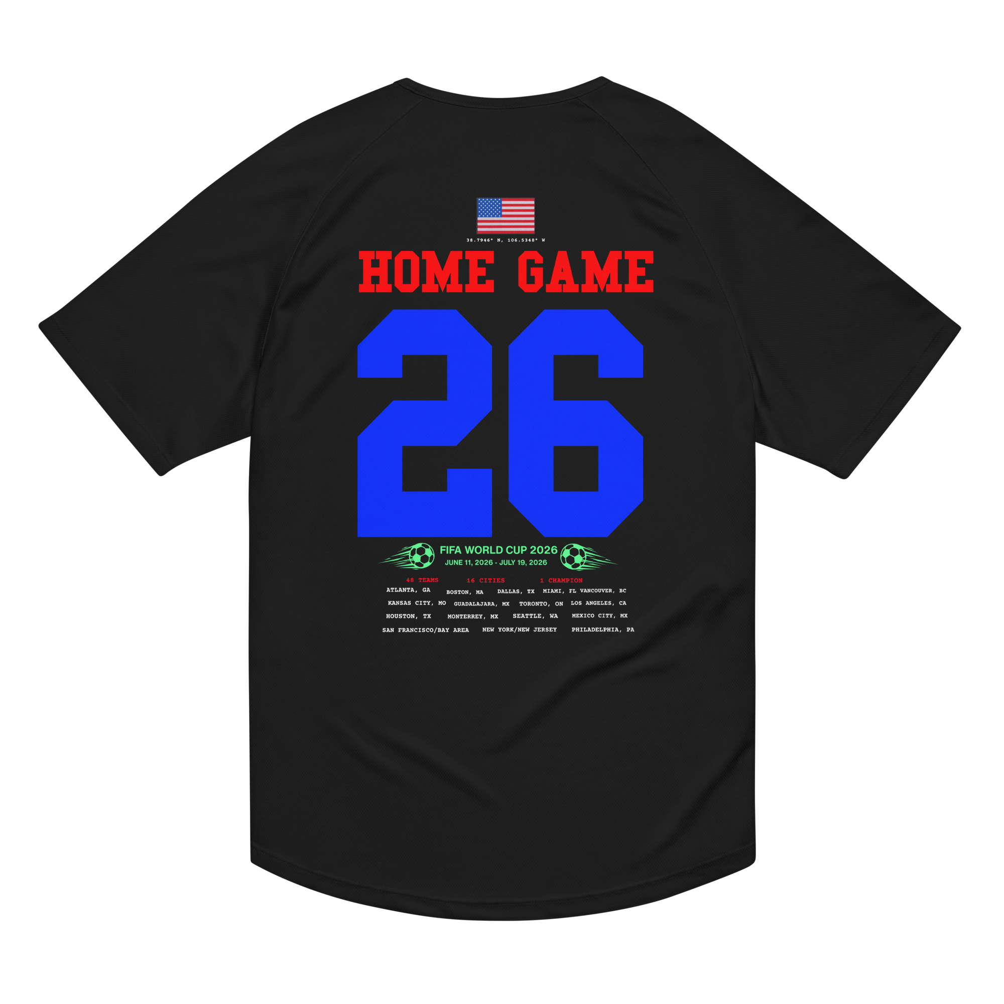 DALLAS World Cup 2026 Streetwear Soccer Jersey