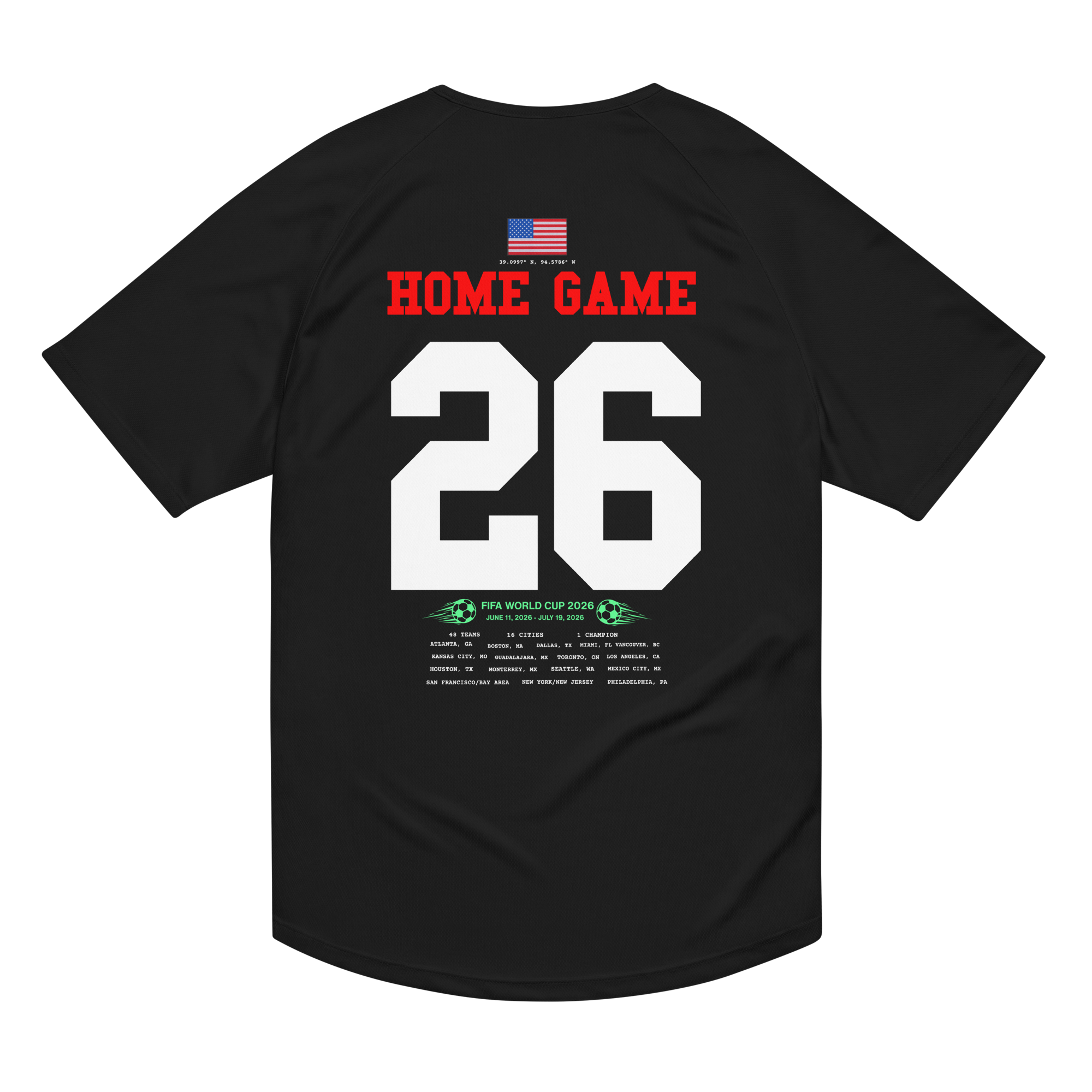 Kansas City World Cup 2026 Streetwear Soccer Jersey