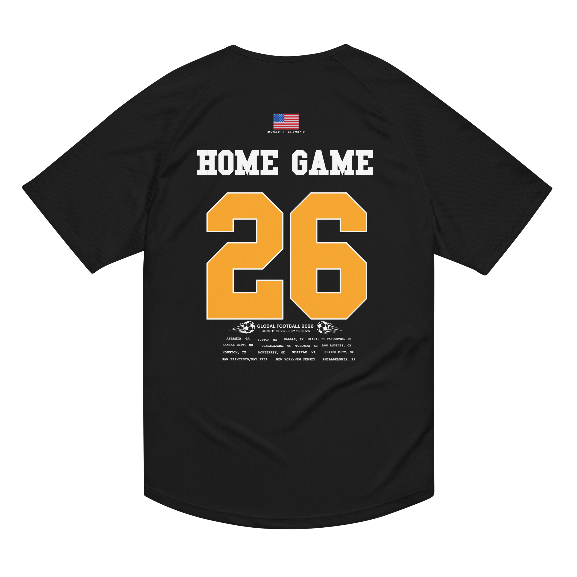 HOUSTON Host City 2026 Streetwear Soccer Jersey