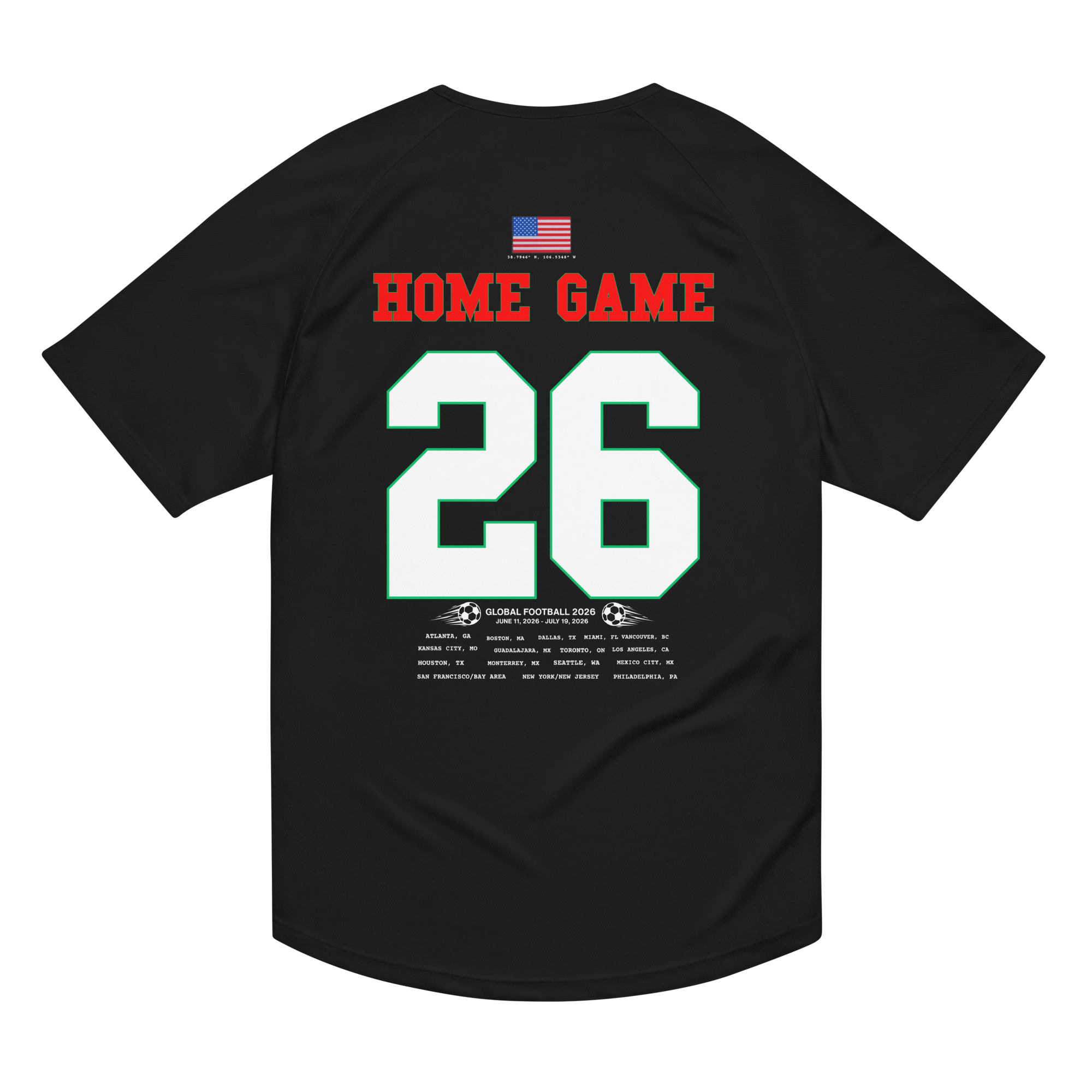 BOSTON Host City 2026 Streetwear Soccer Jersey