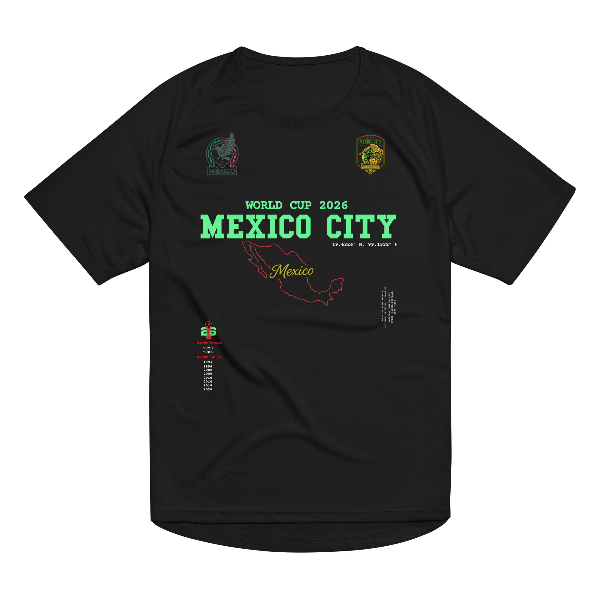 MEXICO CITY World Cup 2026 Streetwear Soccer Jersey