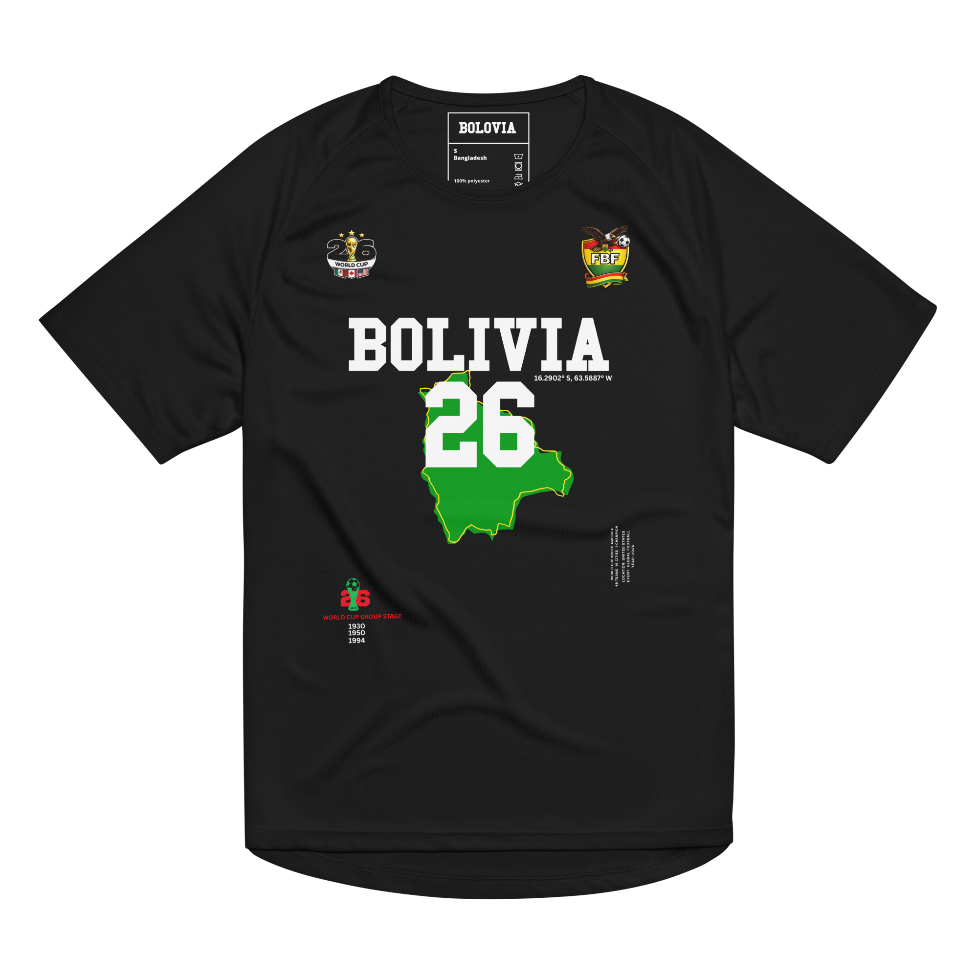 BOLIVIA 2026 World Cup Streetwear Soccer Jersey