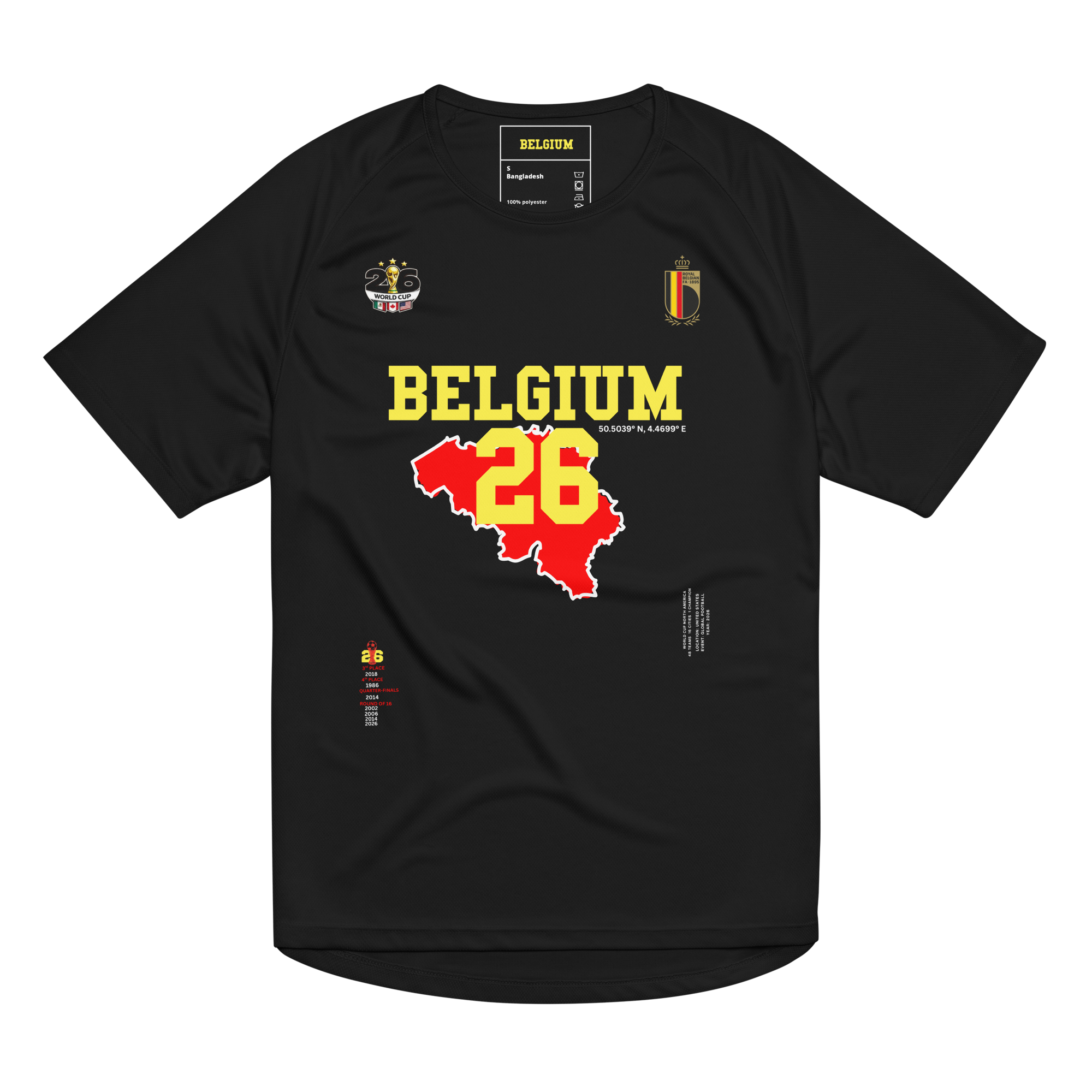 BELGIUM 2026 World Cup Streetwear Soccer Jersey