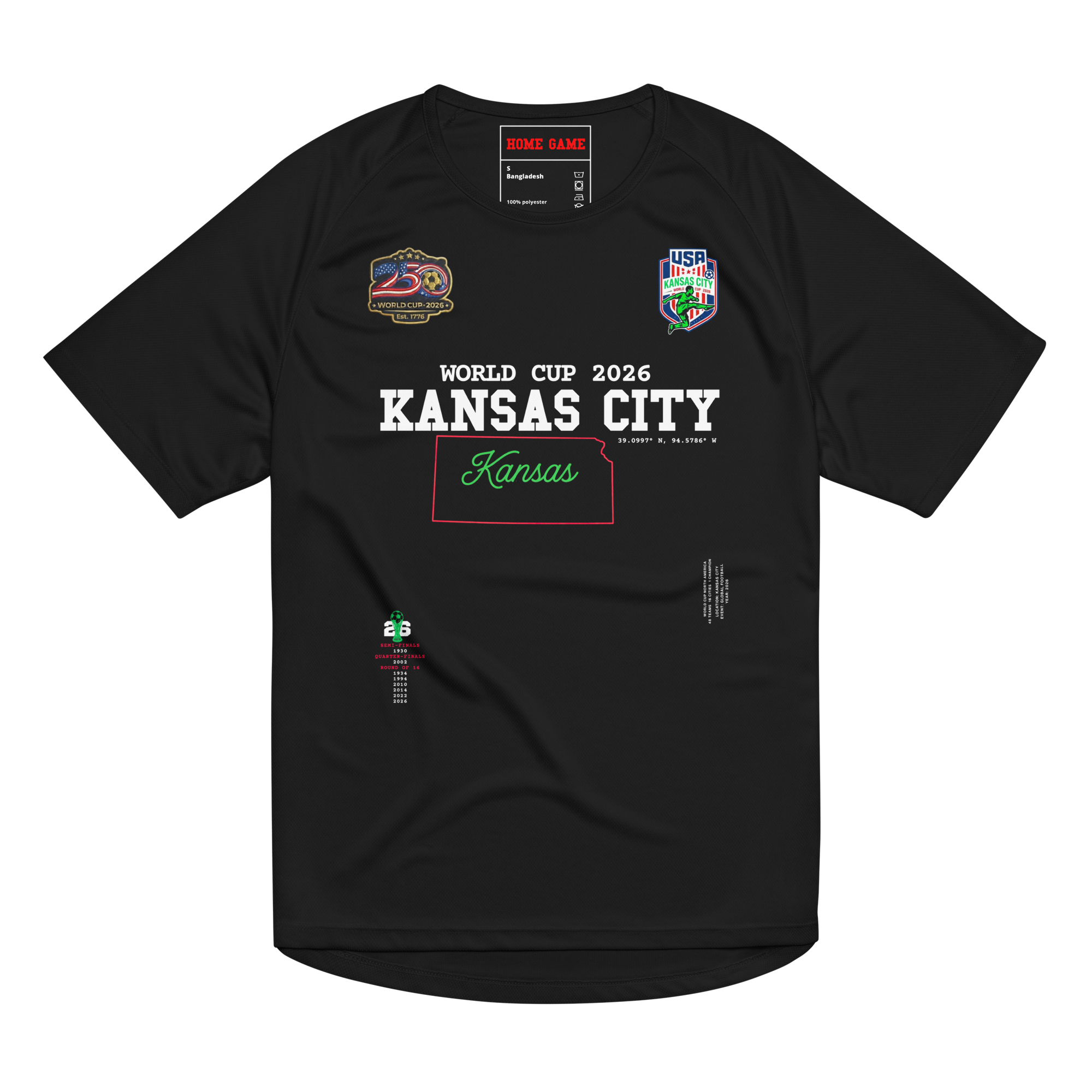 Kansas City World Cup 2026 Streetwear Soccer Jersey