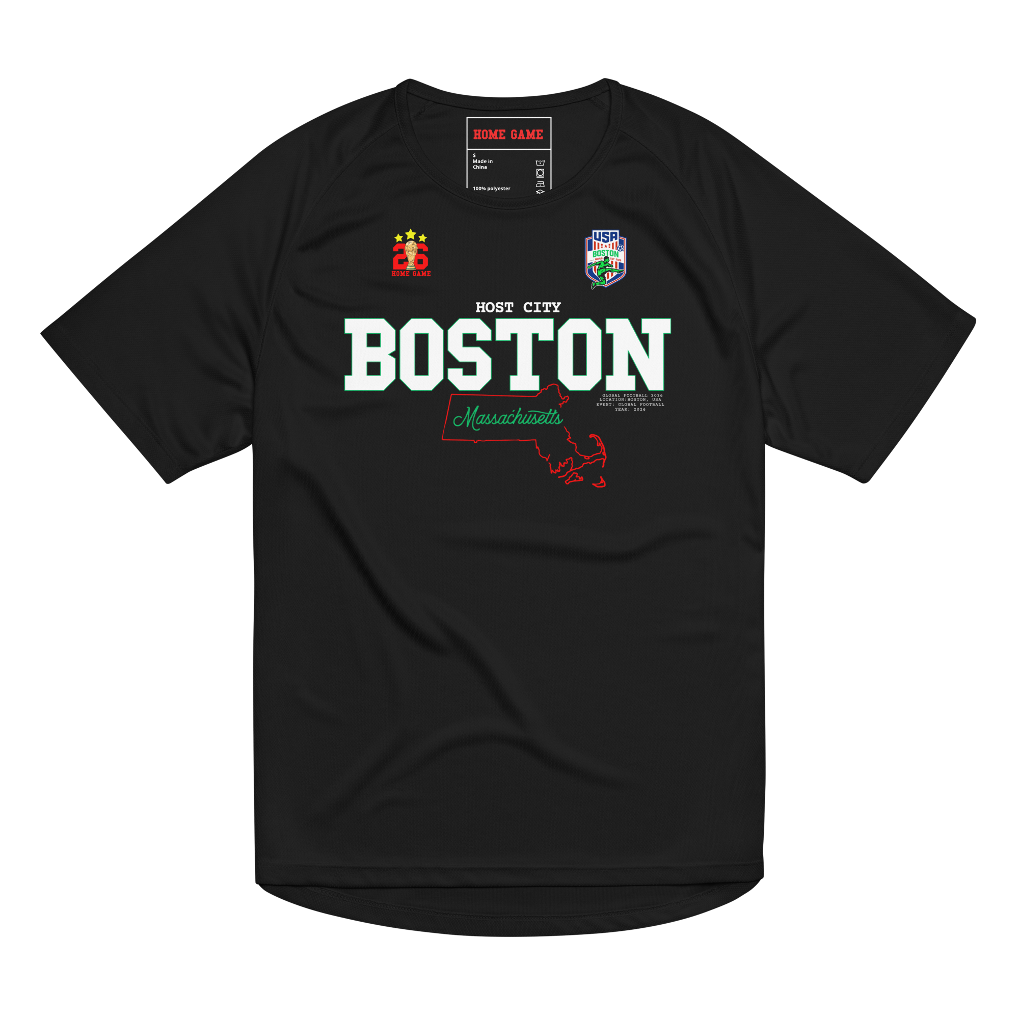 BOSTON Host City 2026 Streetwear Soccer Jersey