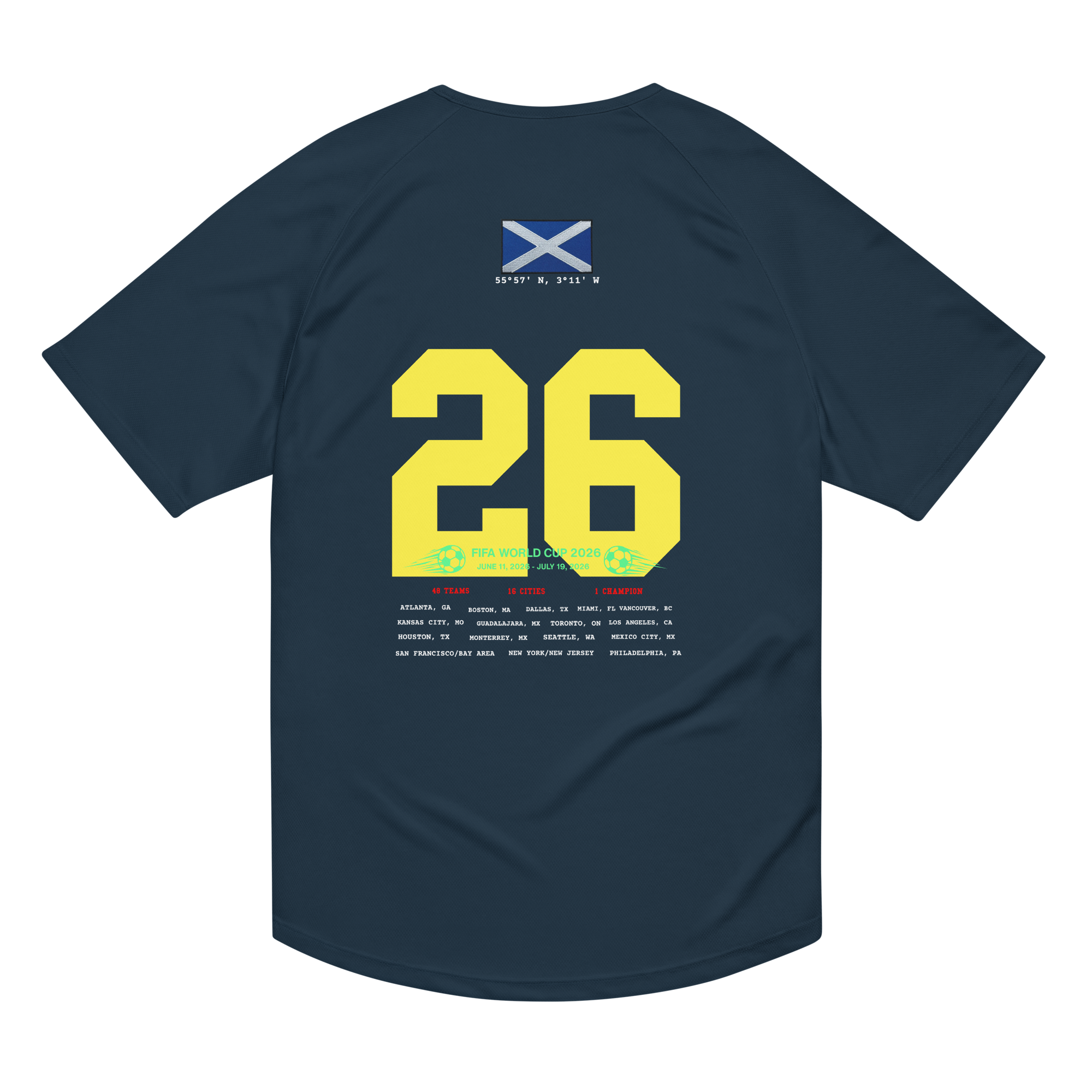 SCOTLAND 2026 World Cup Streetwear Soccer Jersey