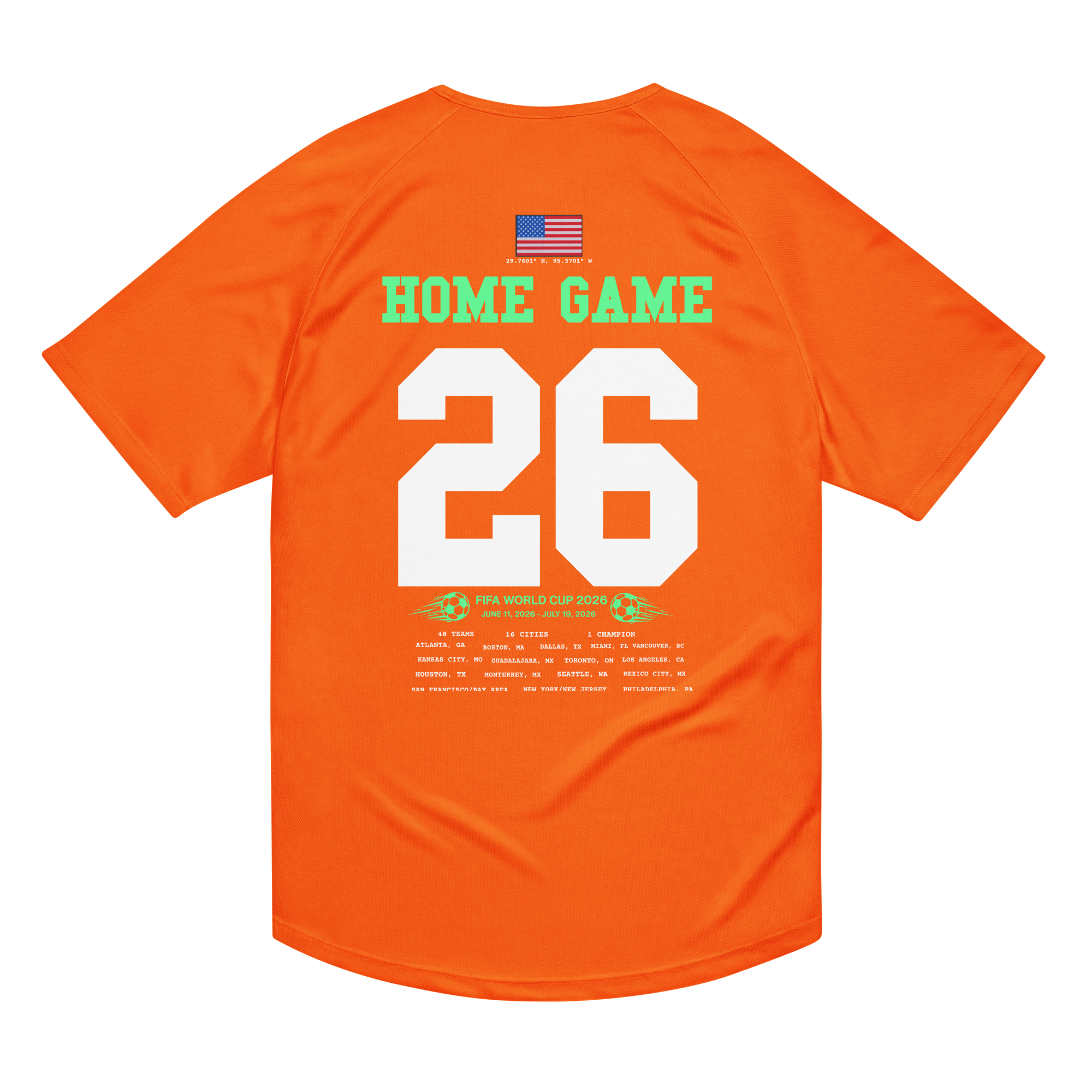 HOUSTON World Cup 2026 Streetwear Soccer Jersey