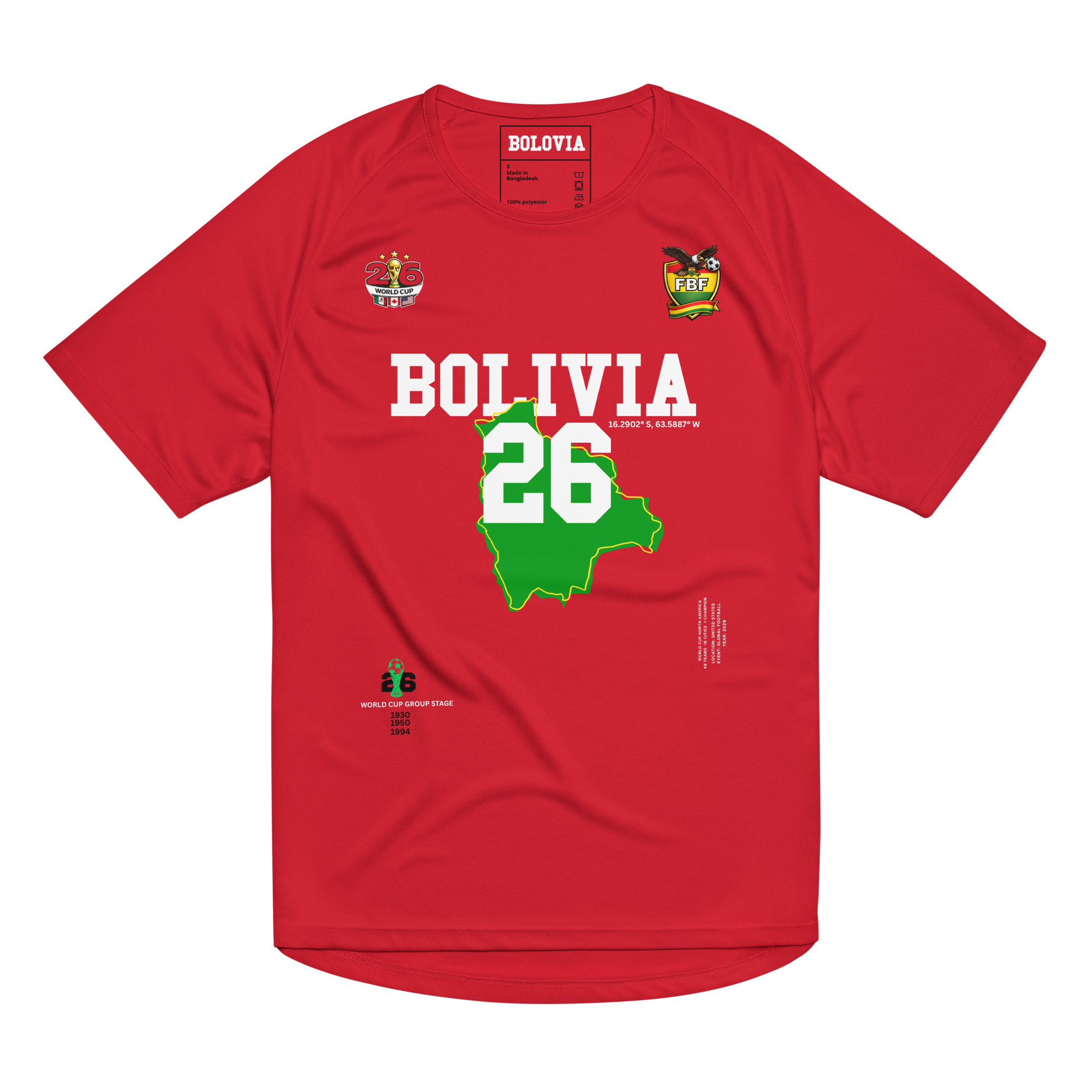 BOLIVIA 2026 World Cup Streetwear Soccer Jersey