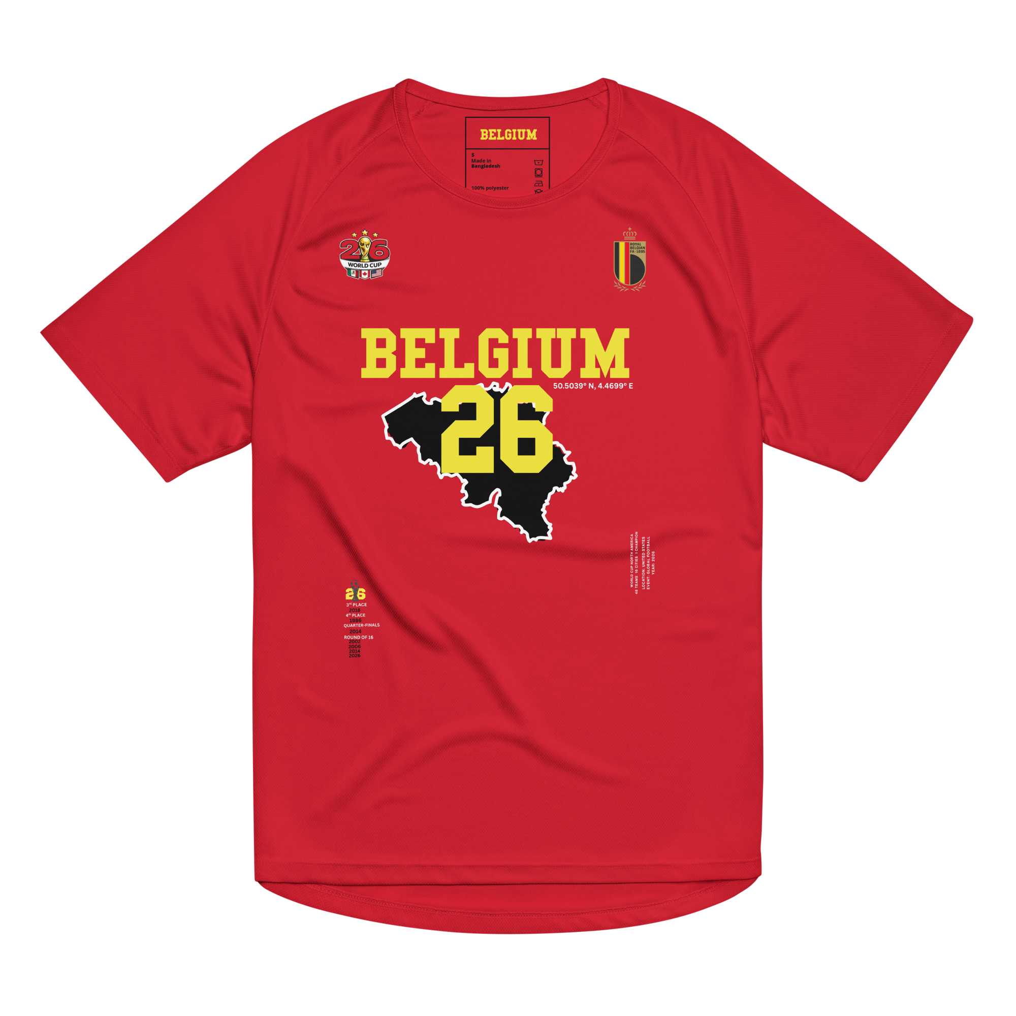 BELGIUM 2026 World Cup Streetwear Soccer Jersey