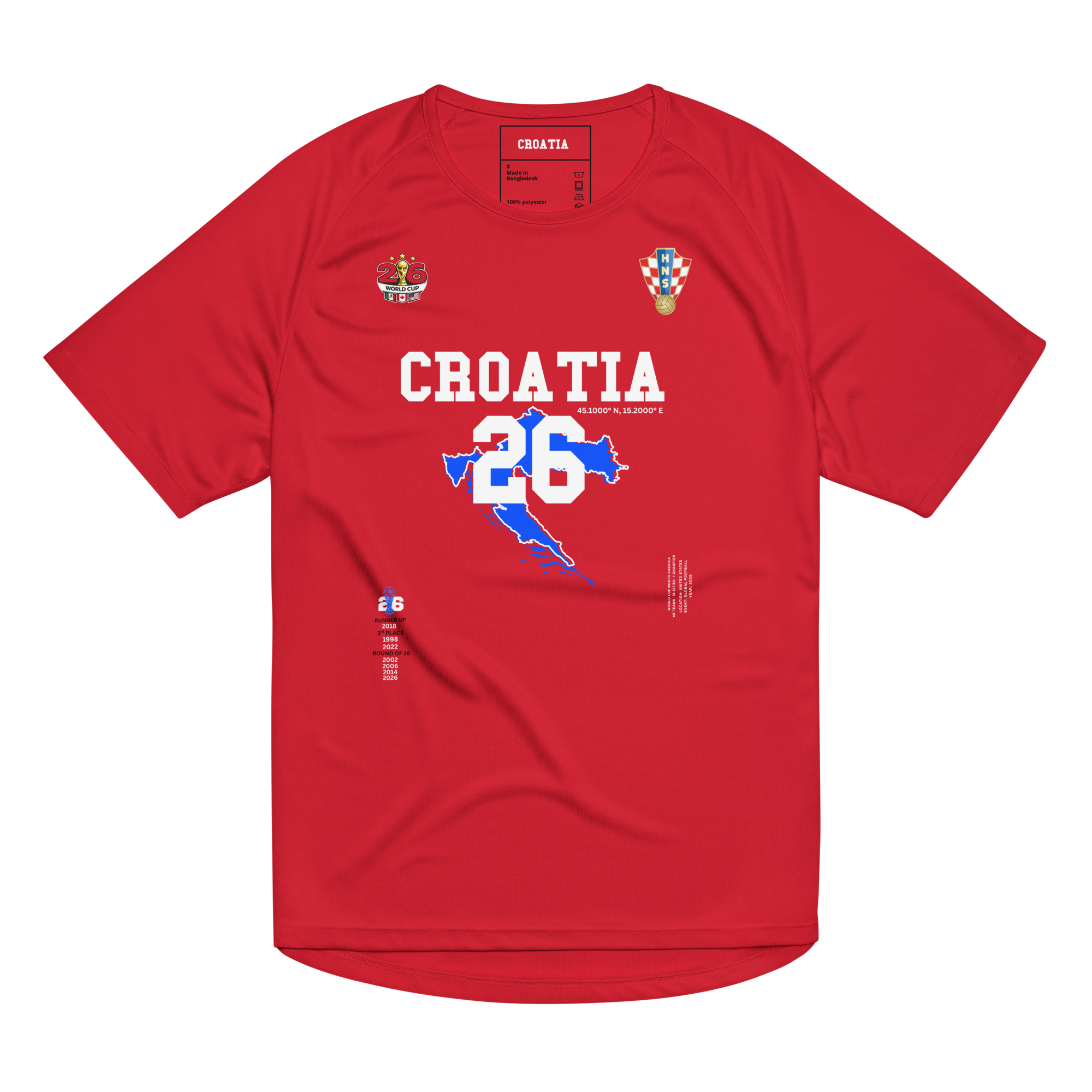 CROATIA 2026 World Cup Streetwear Soccer Jersey