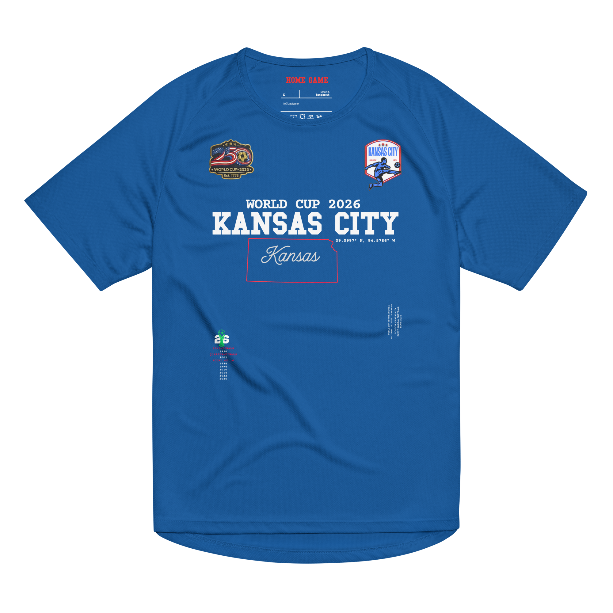 Kansas City World Cup 2026 Streetwear Soccer Jersey