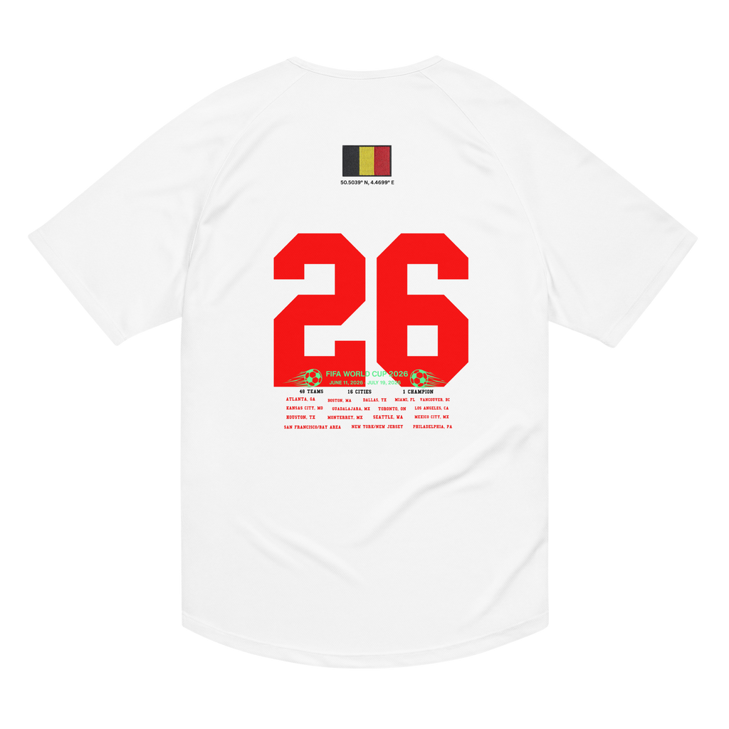 BELGIUM 2026 World Cup Streetwear Soccer Jersey