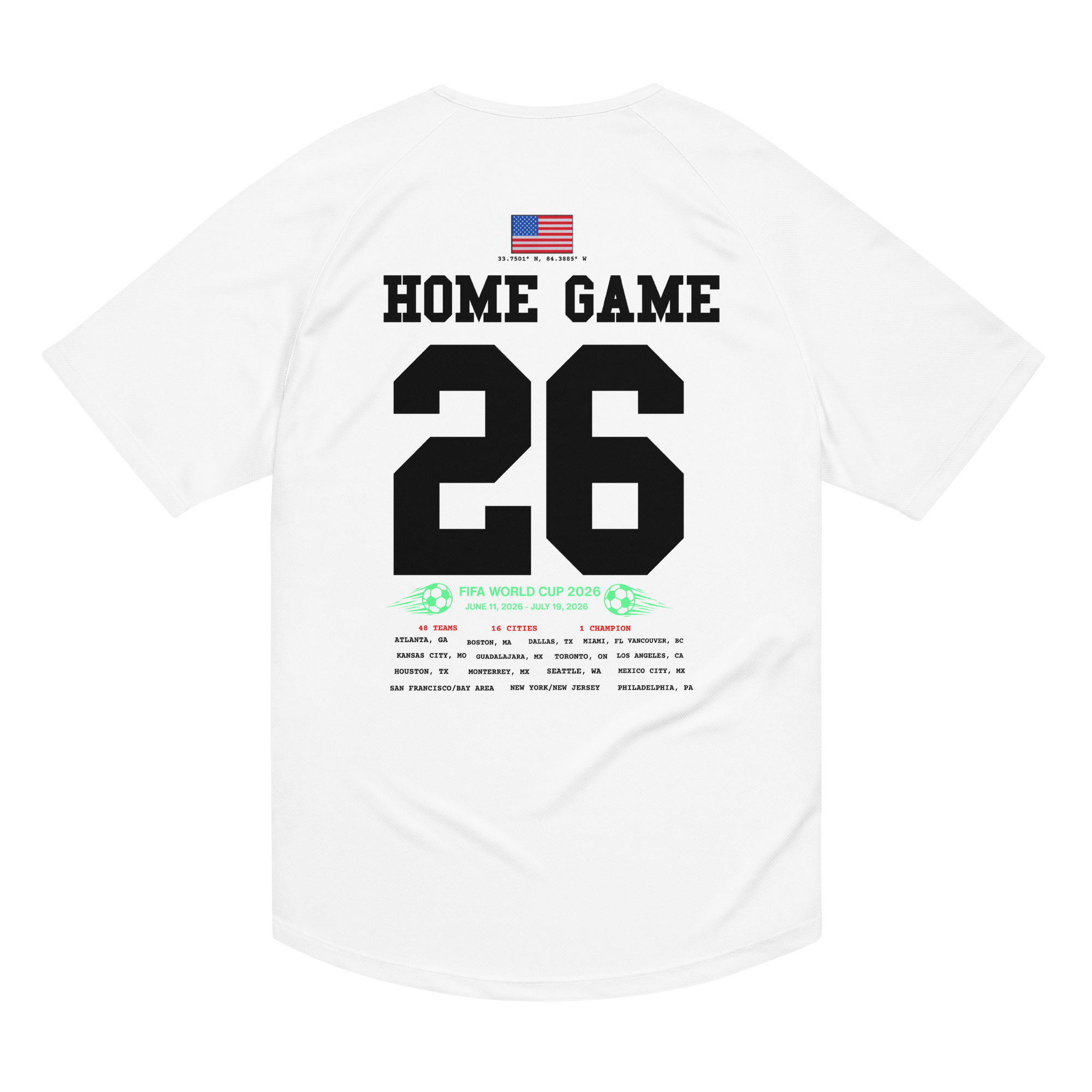 ATLANTA World Cup 2026 Streetwear Soccer Jersey