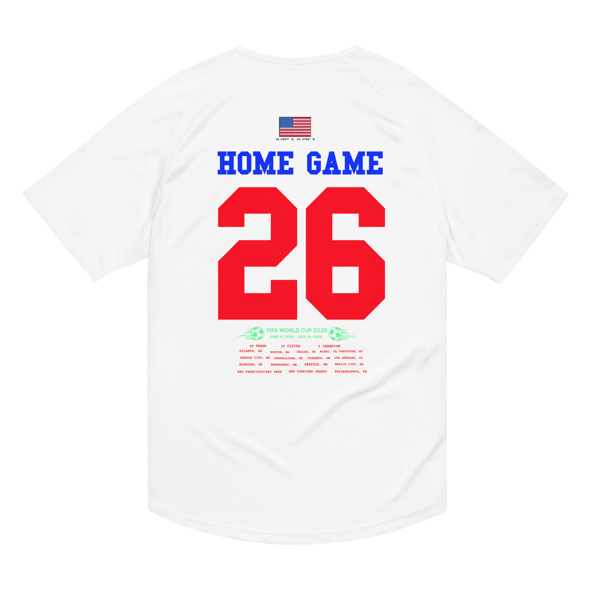 Kansas City World Cup 2026 Streetwear Soccer Jersey