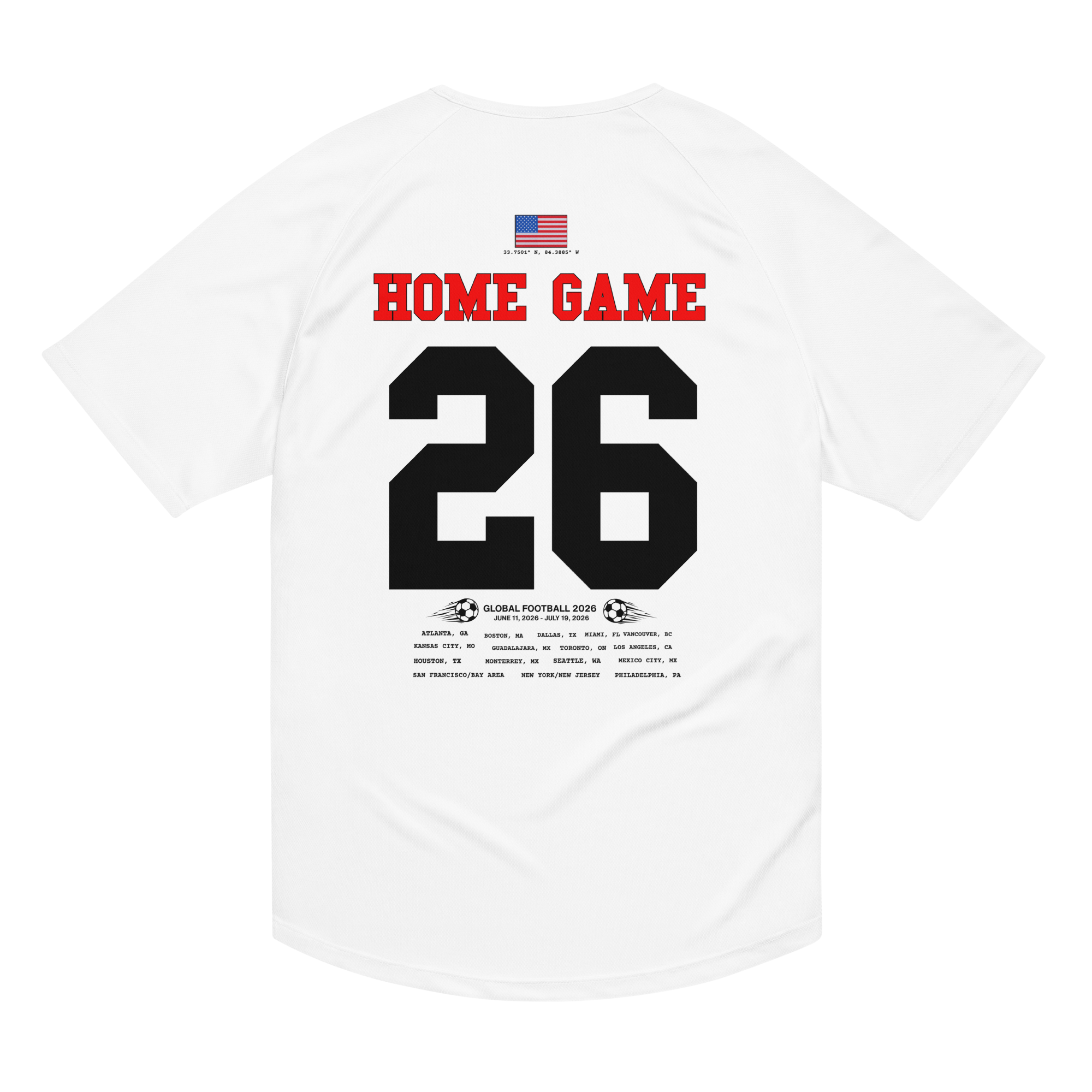 ATLANTA Host City 2026 Streetwear Soccer Jersey