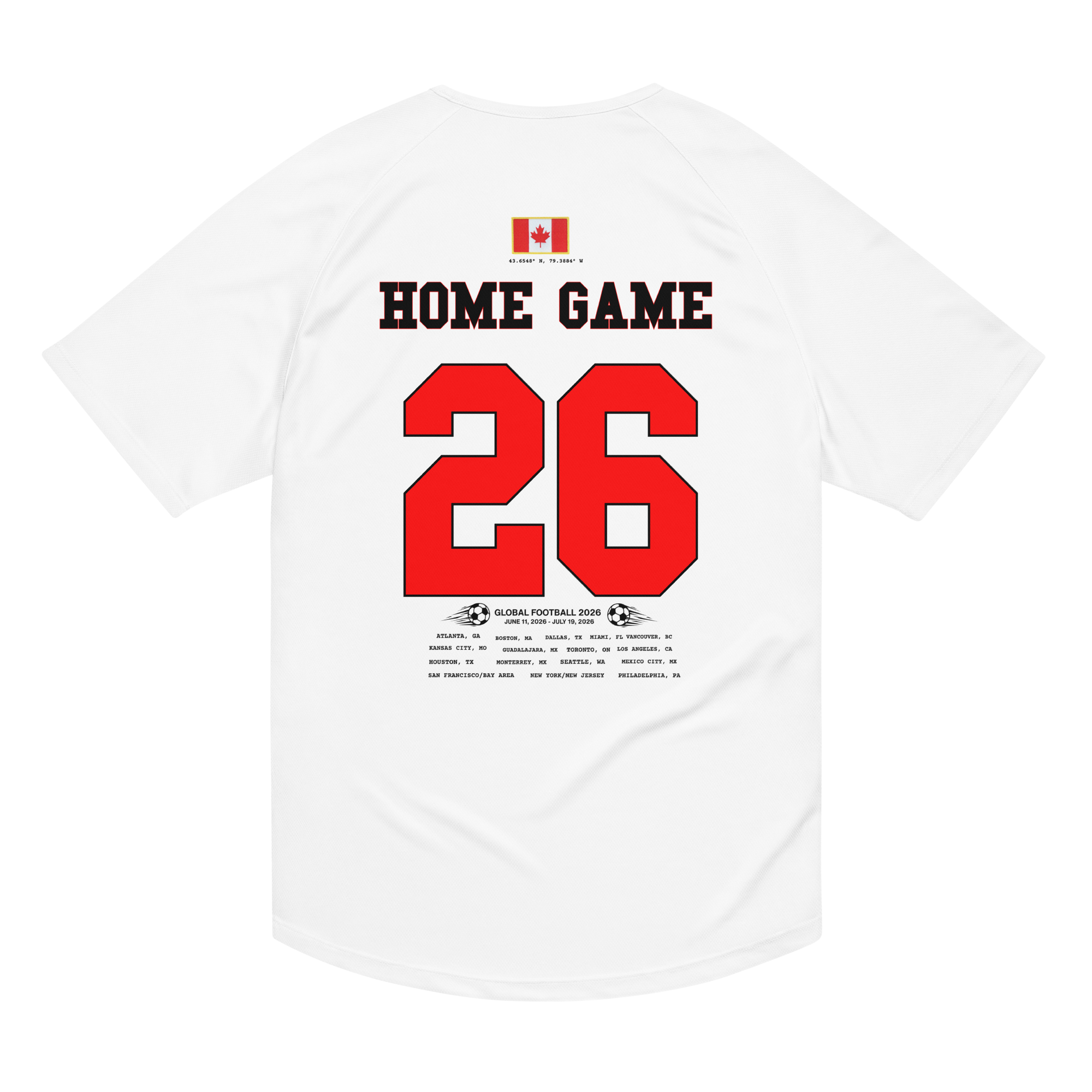 TORONTO 2026 Host City Streetwear Soccer Jersey