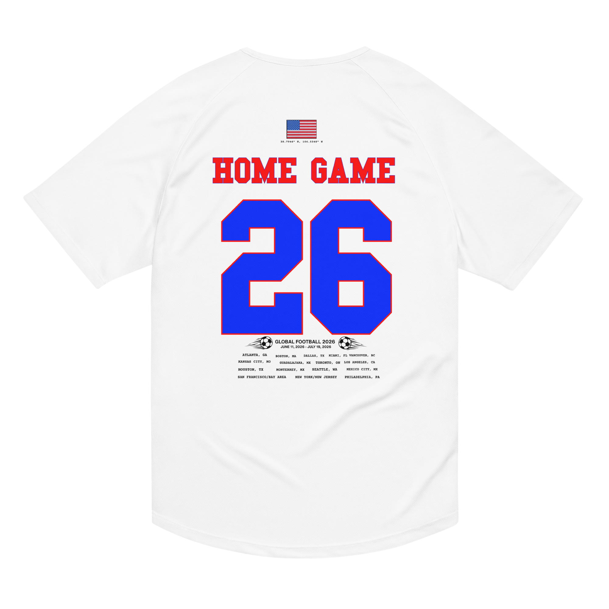 DALLAS Host City 2026 Streetwear Soccer Jersey