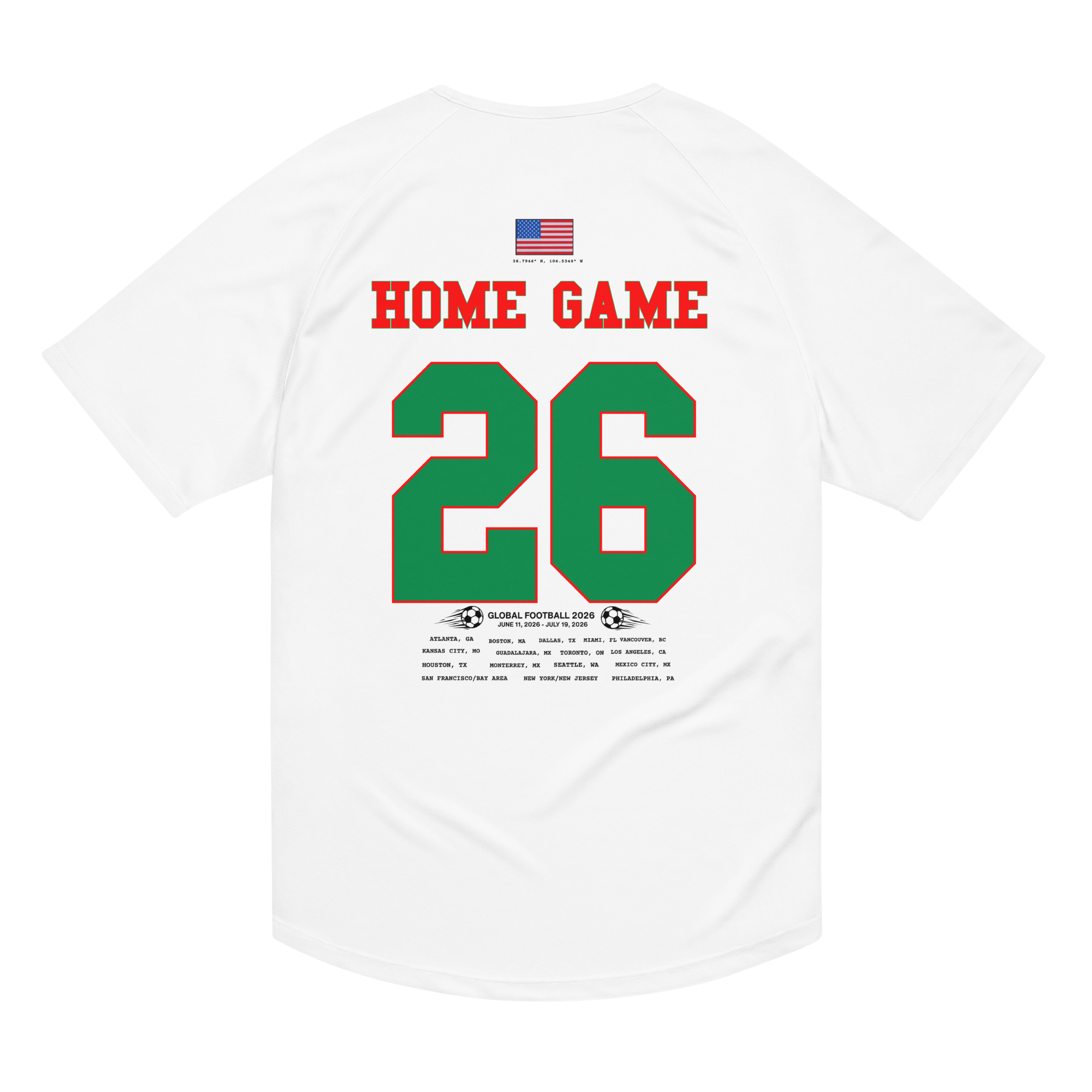 BOSTON Host City 2026 Streetwear Soccer Jersey