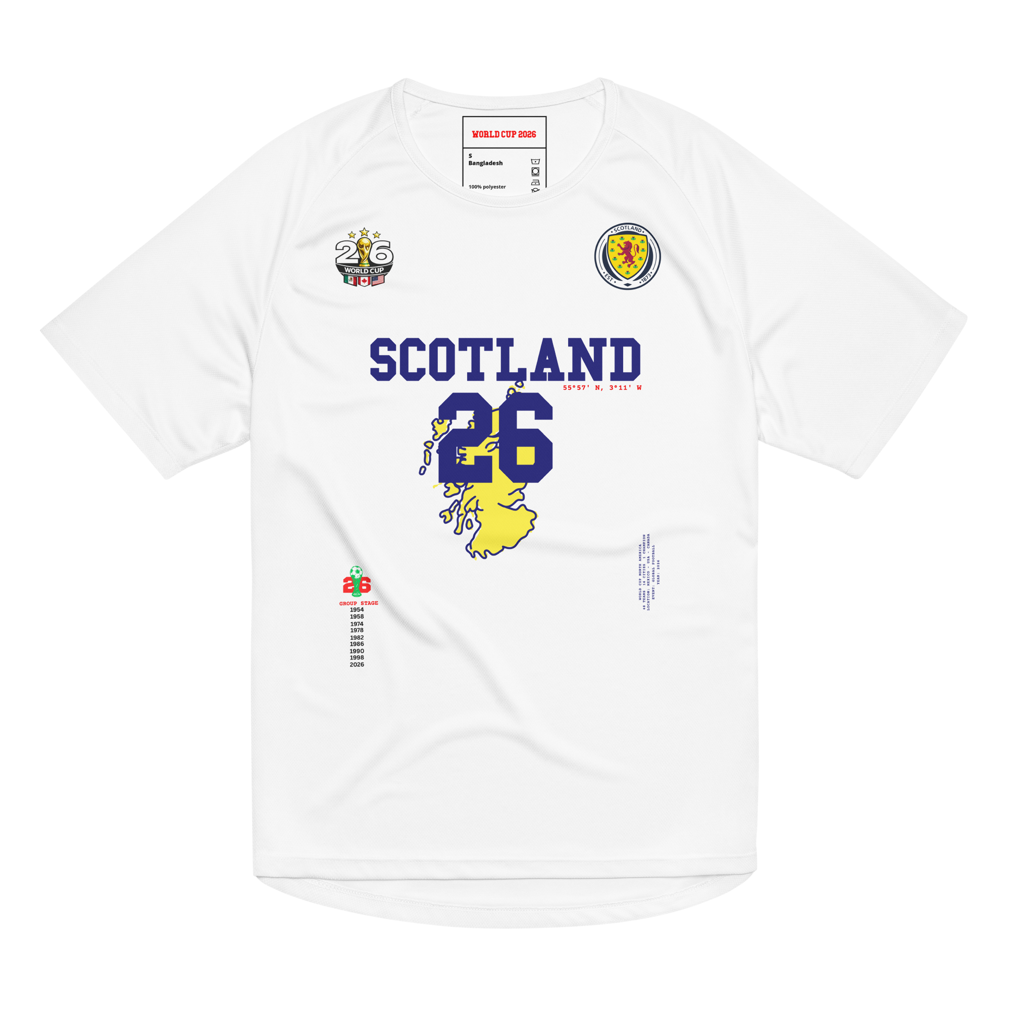 SCOTLAND 2026 World Cup Streetwear Soccer Jersey