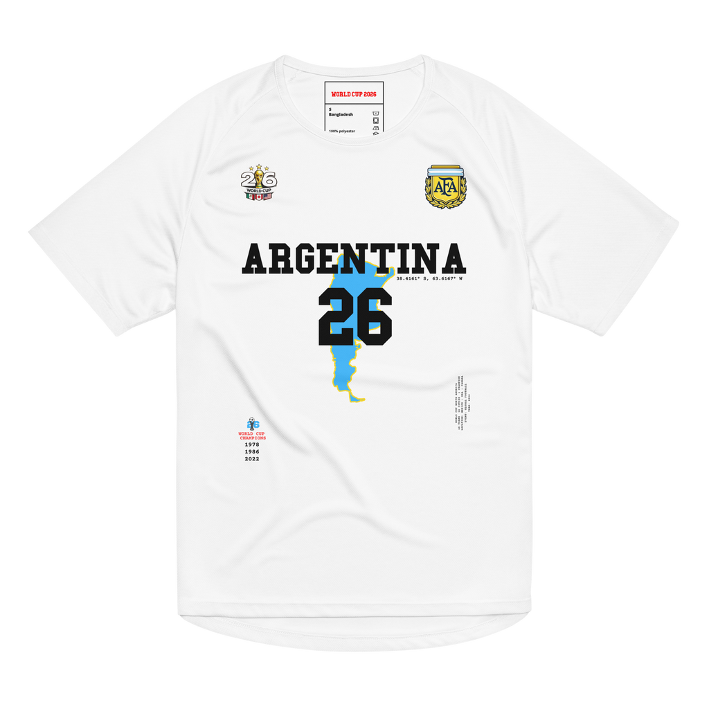 Argentina 2026 World Cup 2026 Streetwear Soccer Jersey