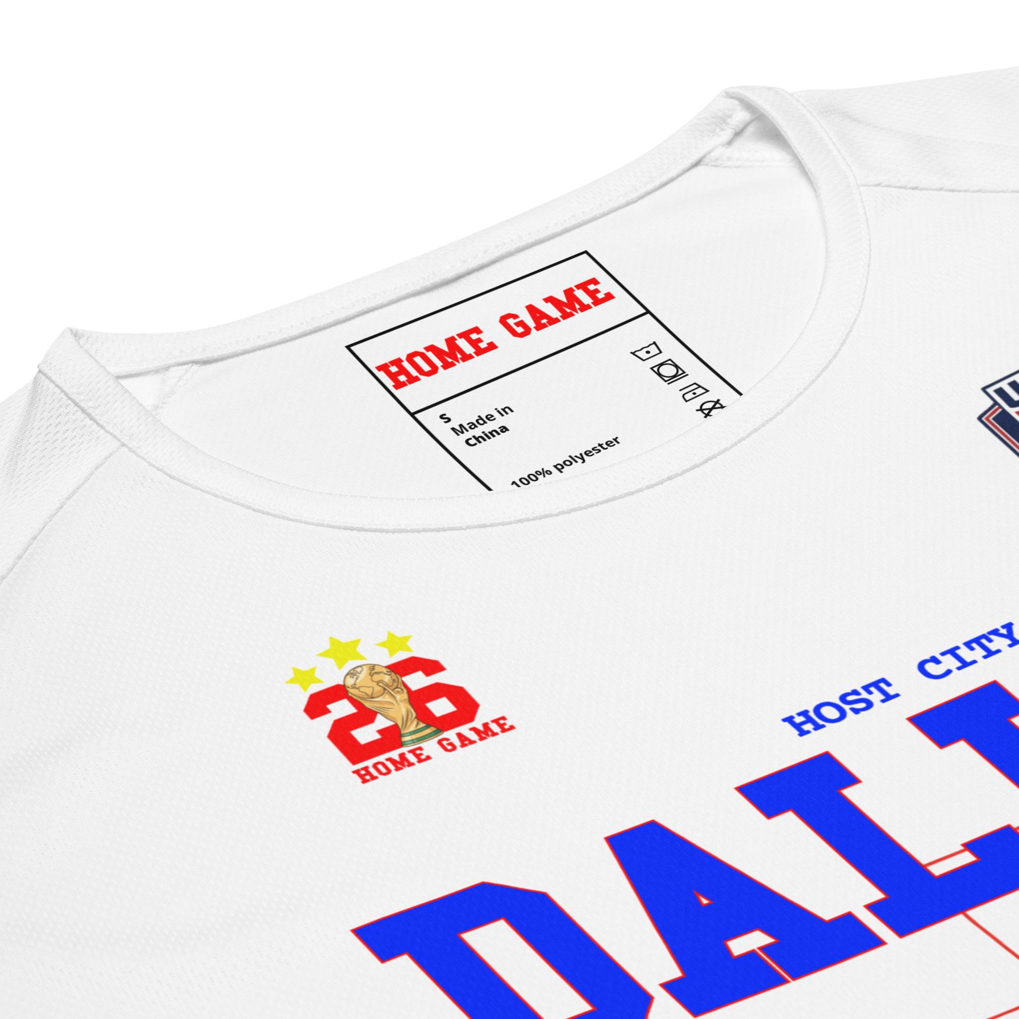 DALLAS Host City 2026 Streetwear Soccer Jersey