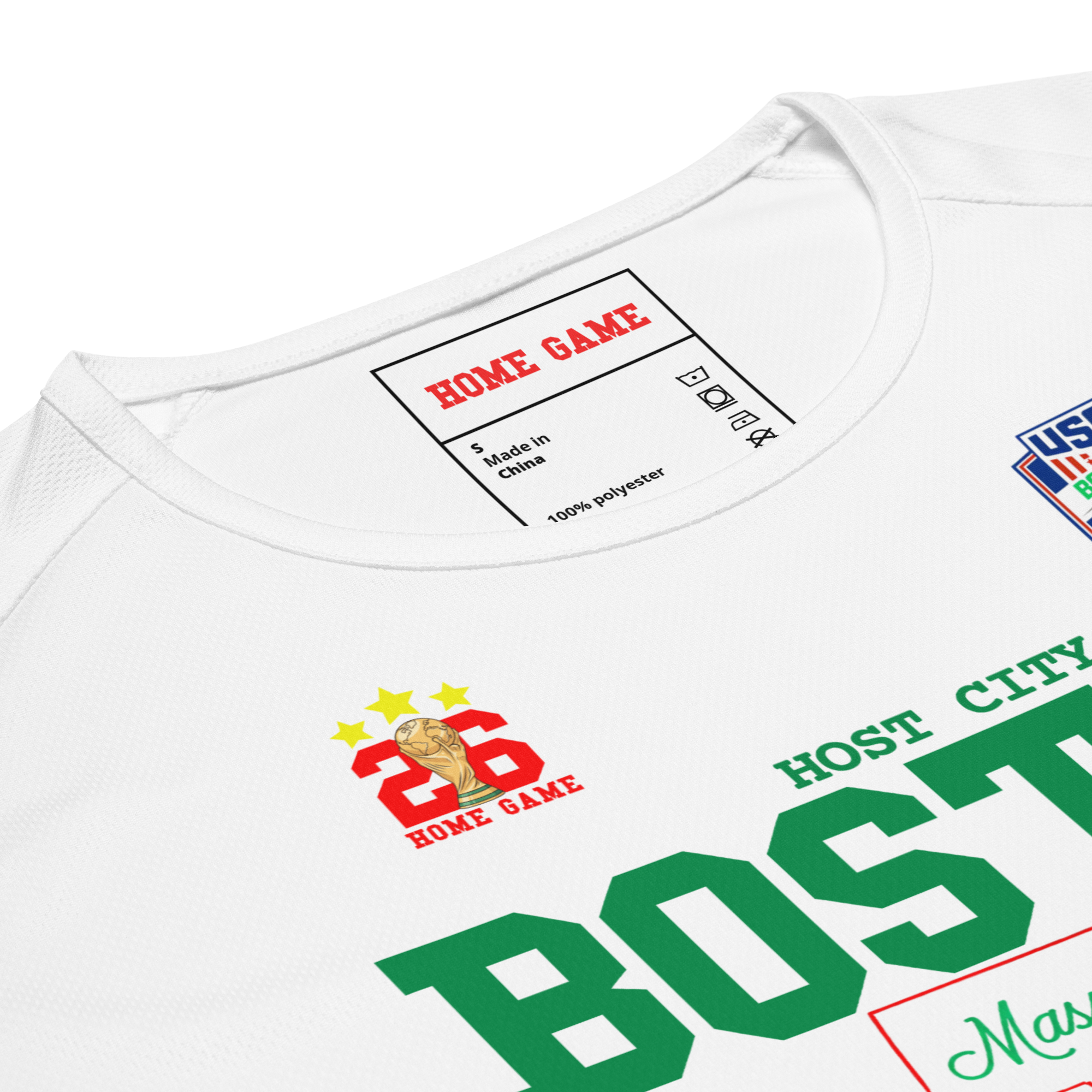 BOSTON Host City 2026 Streetwear Soccer Jersey